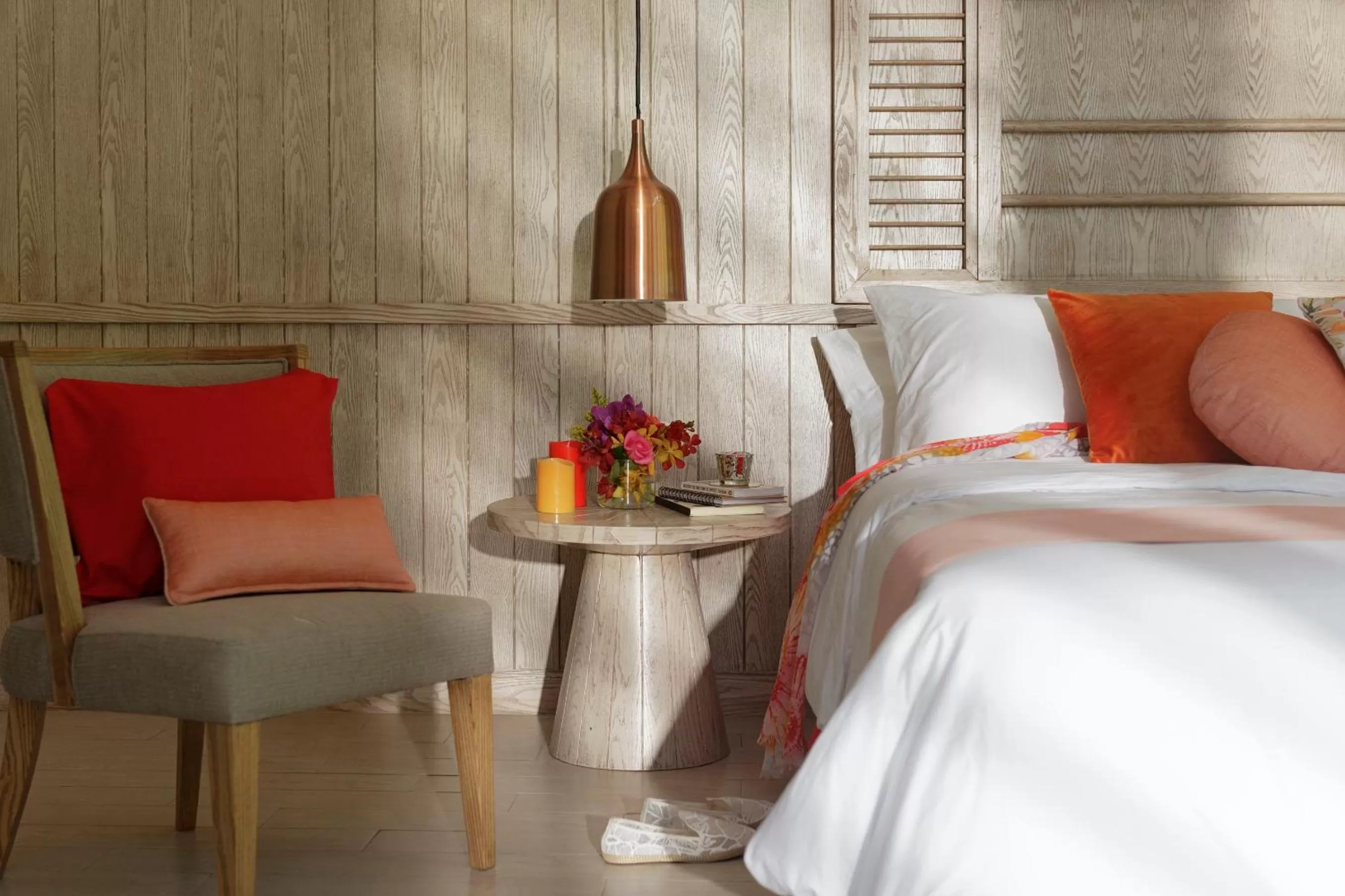 Seating area, Bed in Flora Creek Chiang Mai