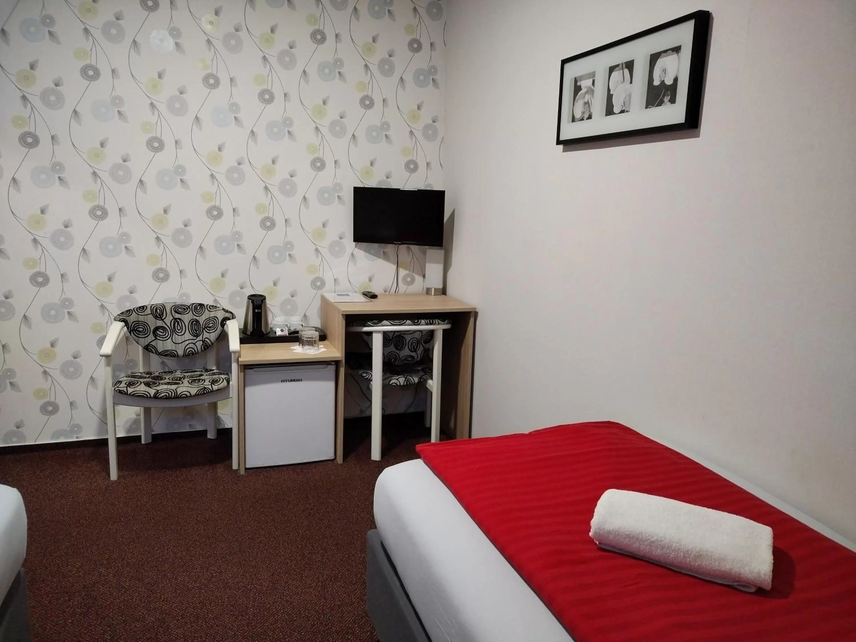 Bed in Hotel Boršičanka