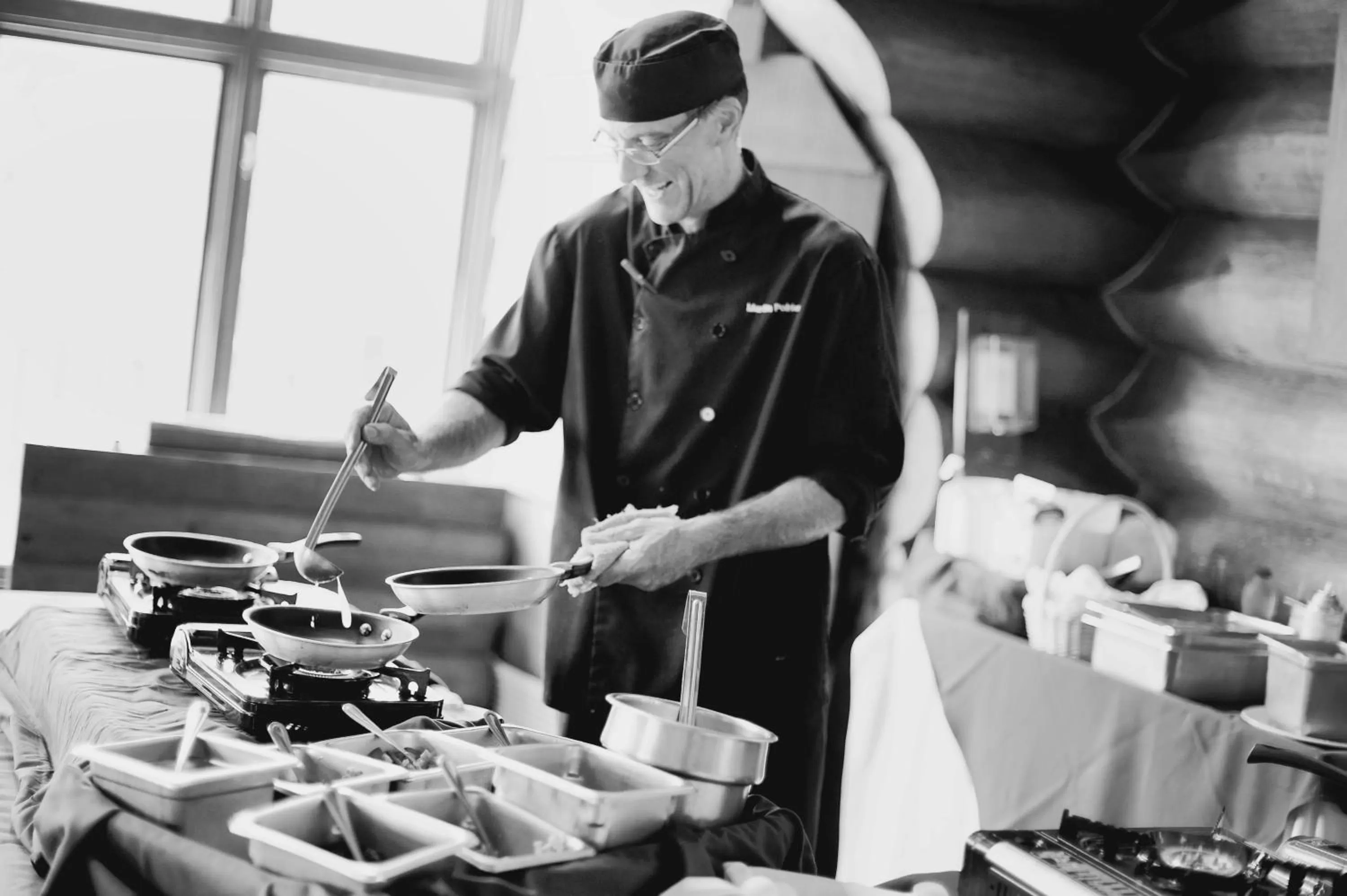 Buffet breakfast in Le Grand Lodge Mont Tremblant