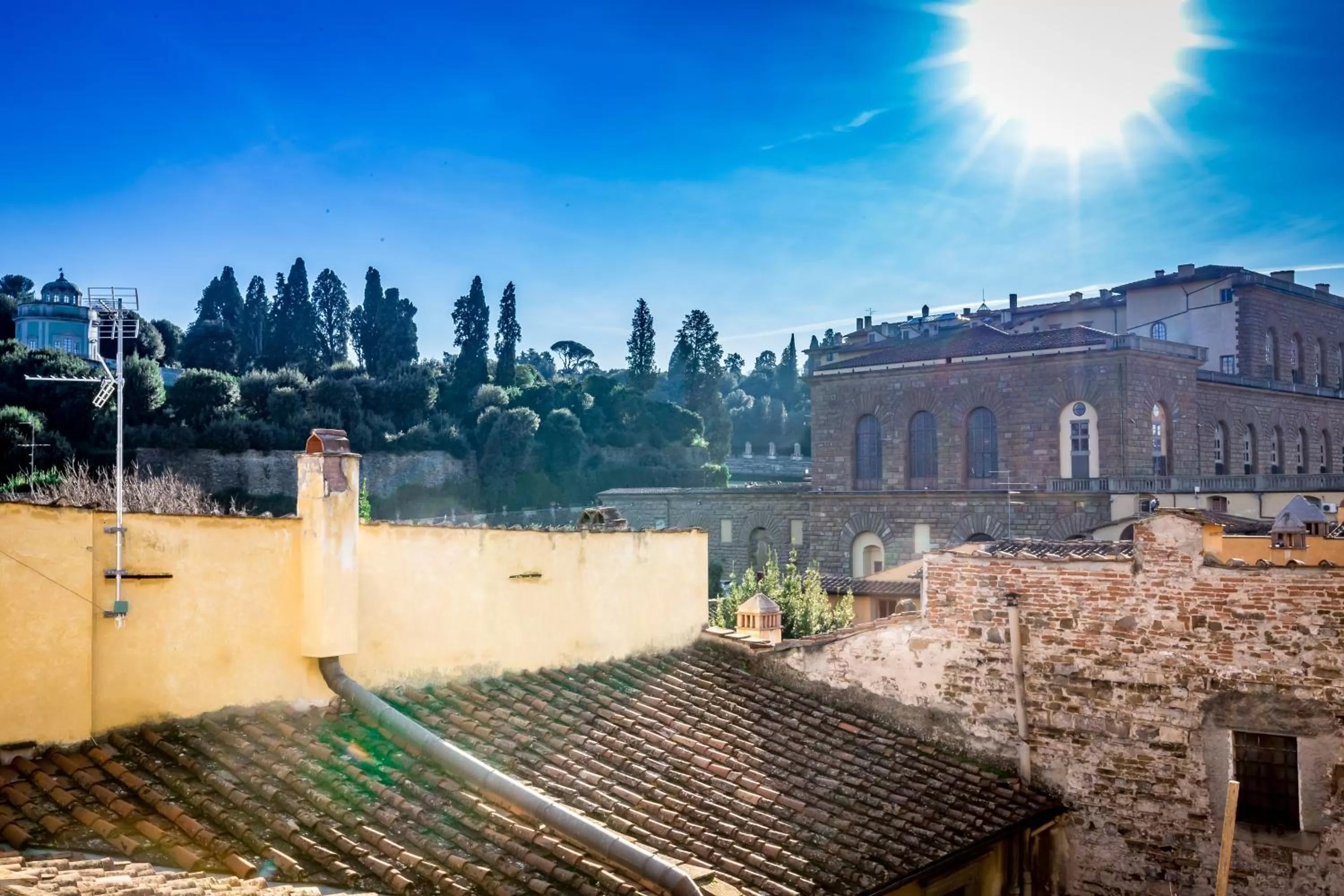 Garden view in Hotel La Scaletta al Ponte Vecchio