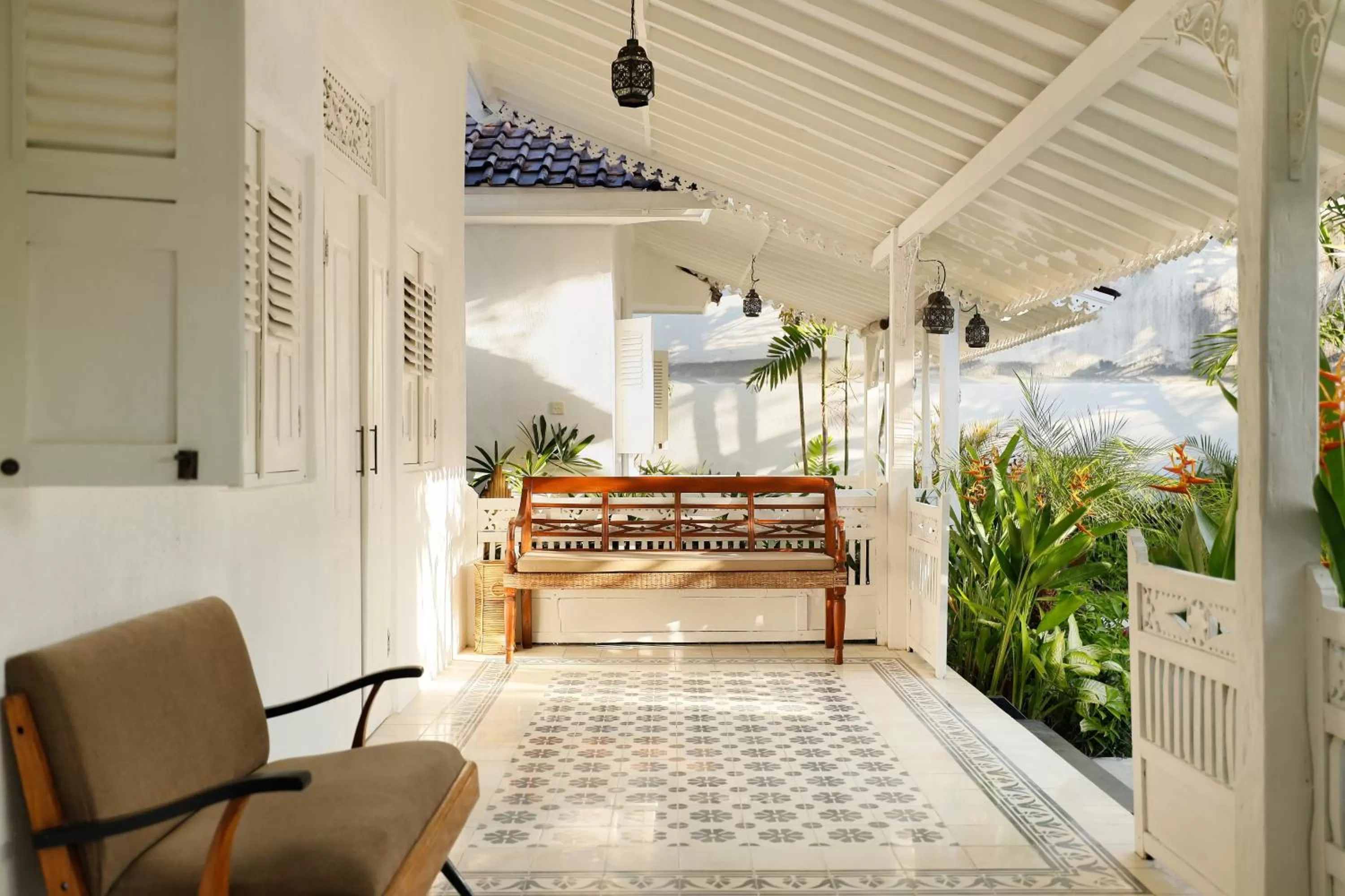 Patio in Puri Tempo Doeloe Boutique Hotel