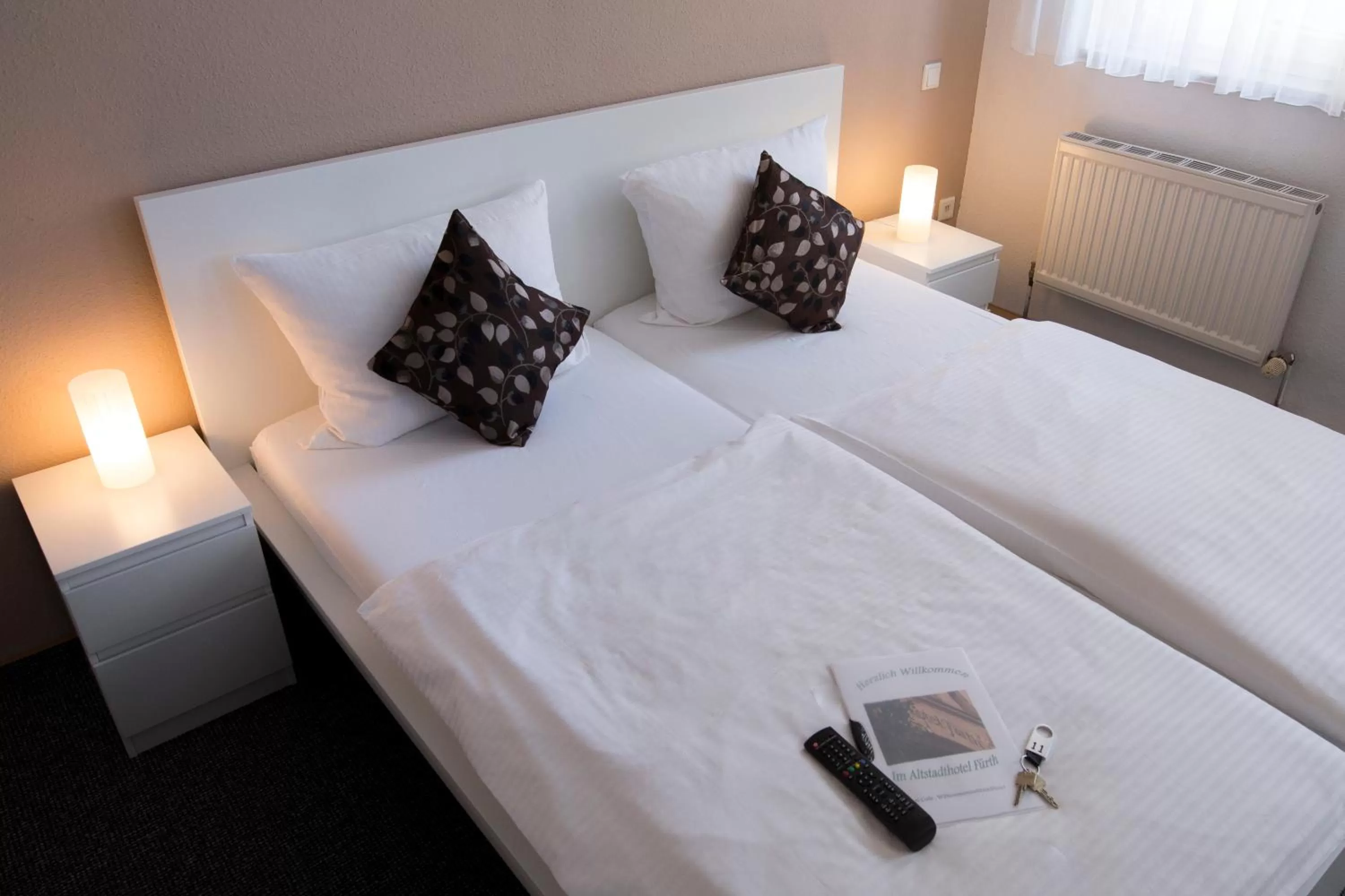Photo of the whole room, Bed in Altstadthotel Fürth
