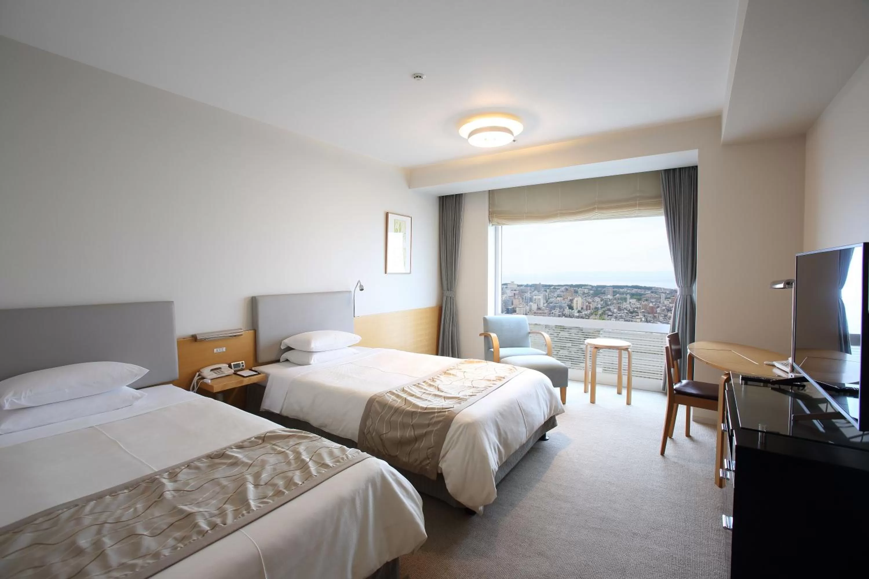 Bed in Hotel Nikko Niigata