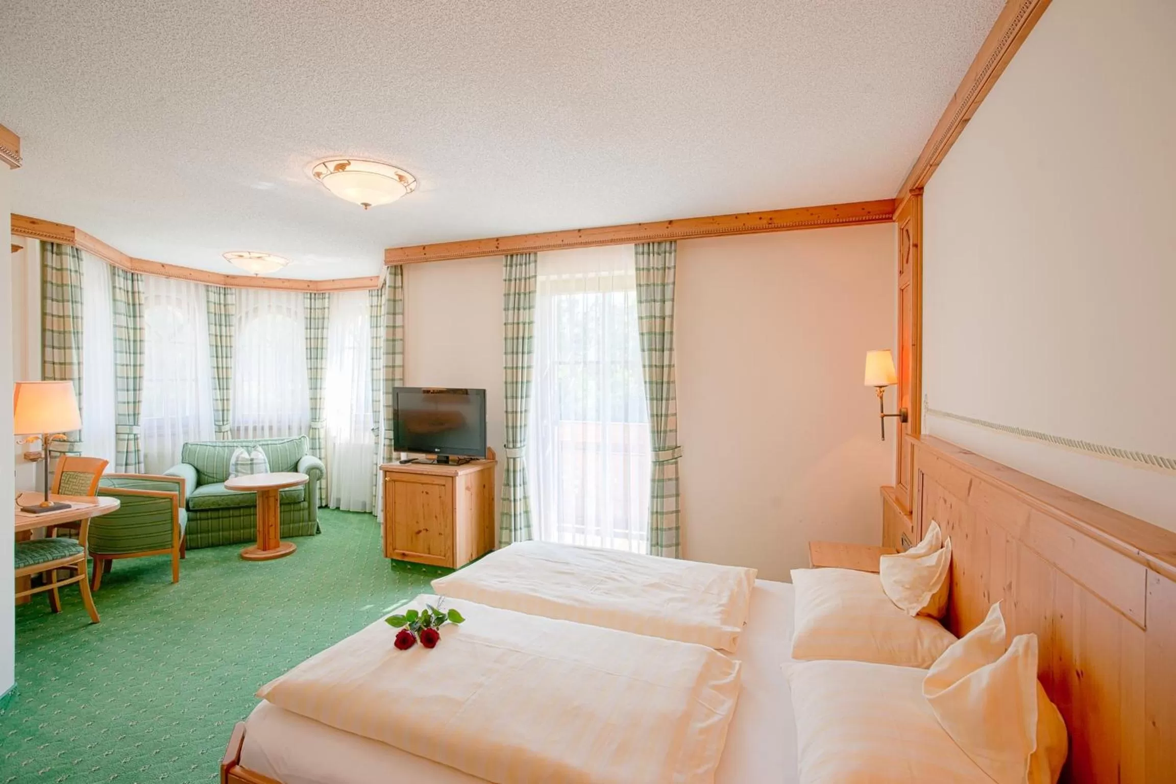 Bedroom, Bed in Landhaus Grünau