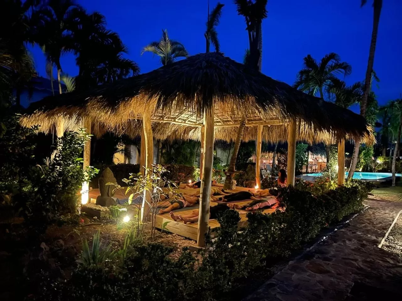Patio in Hotel La Tortuga