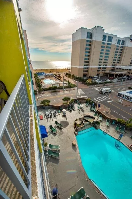 Sea view in Days Inn by Wyndham Virginia Beach At The Beach