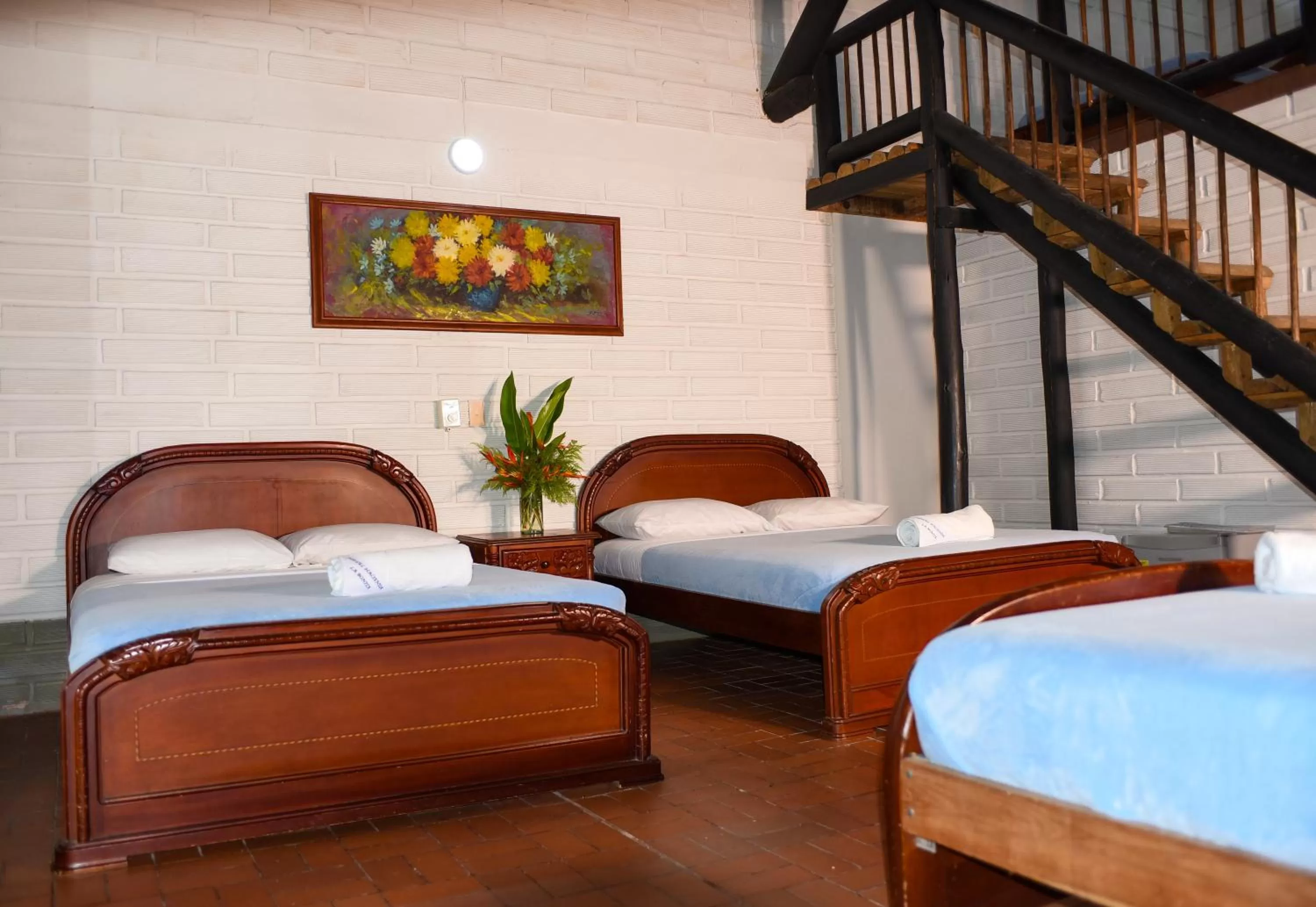 Bed in Hotel Hacienda la Bonita