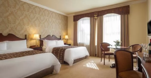 Bed in An Chúirt Hotel, Gweedore, Donegal