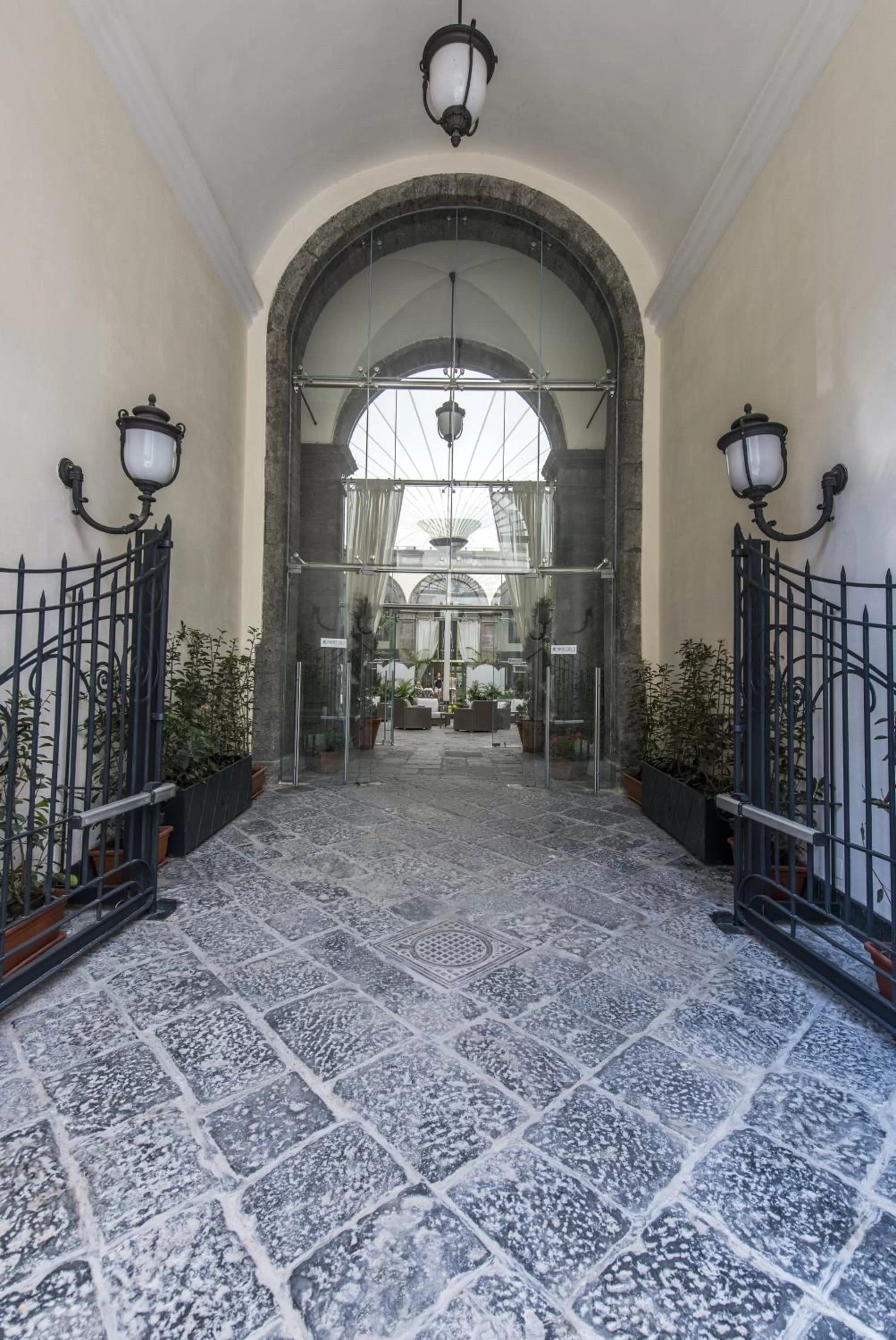 Facade/entrance in Palazzo Caracciolo Naples