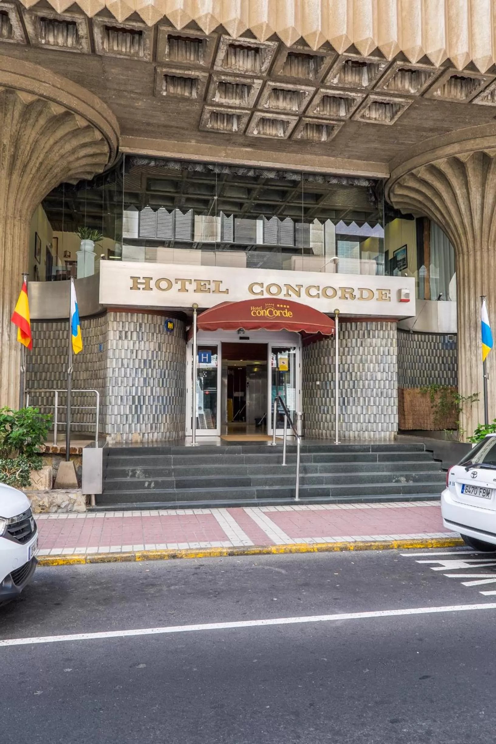 Facade/entrance in Hotel Concorde