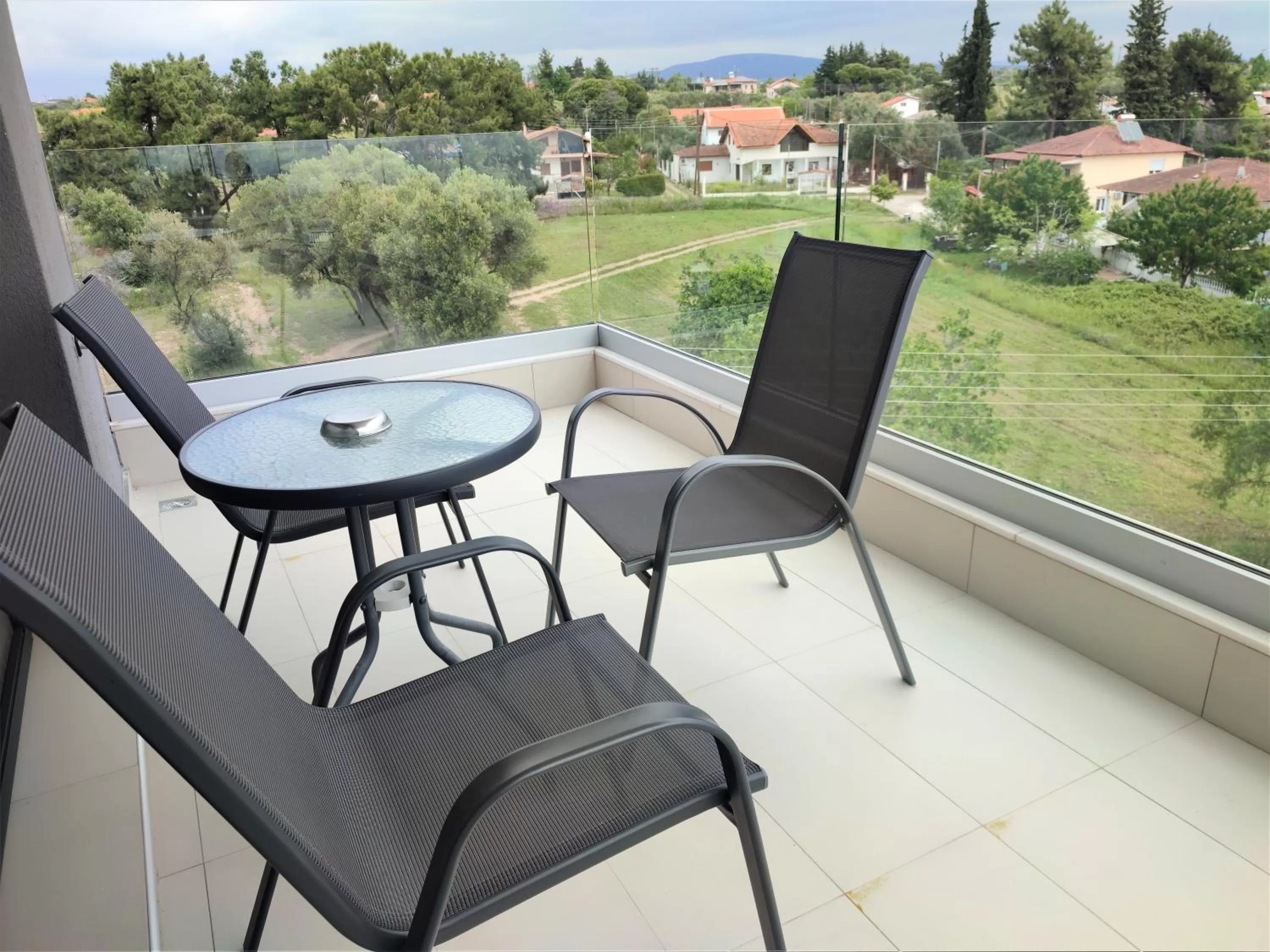 Balcony/Terrace in Light Blue Hotel