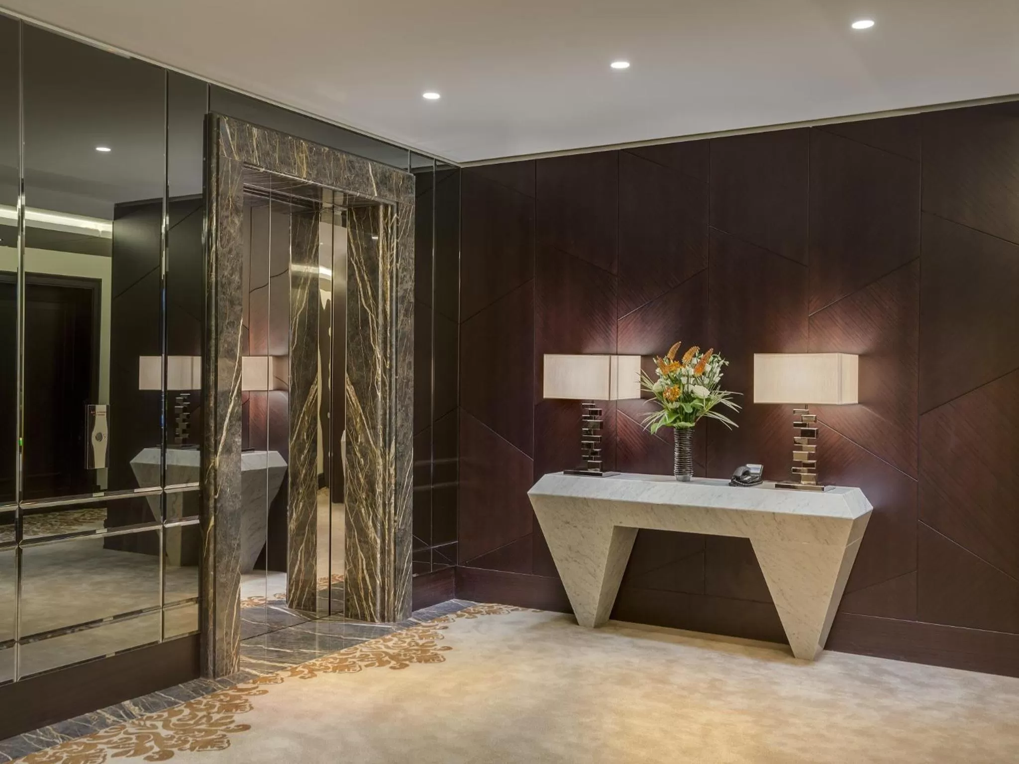 Decorative detail in Breidenbacher Hof, Best Hotel of the Year 2026 - Die 101 Besten