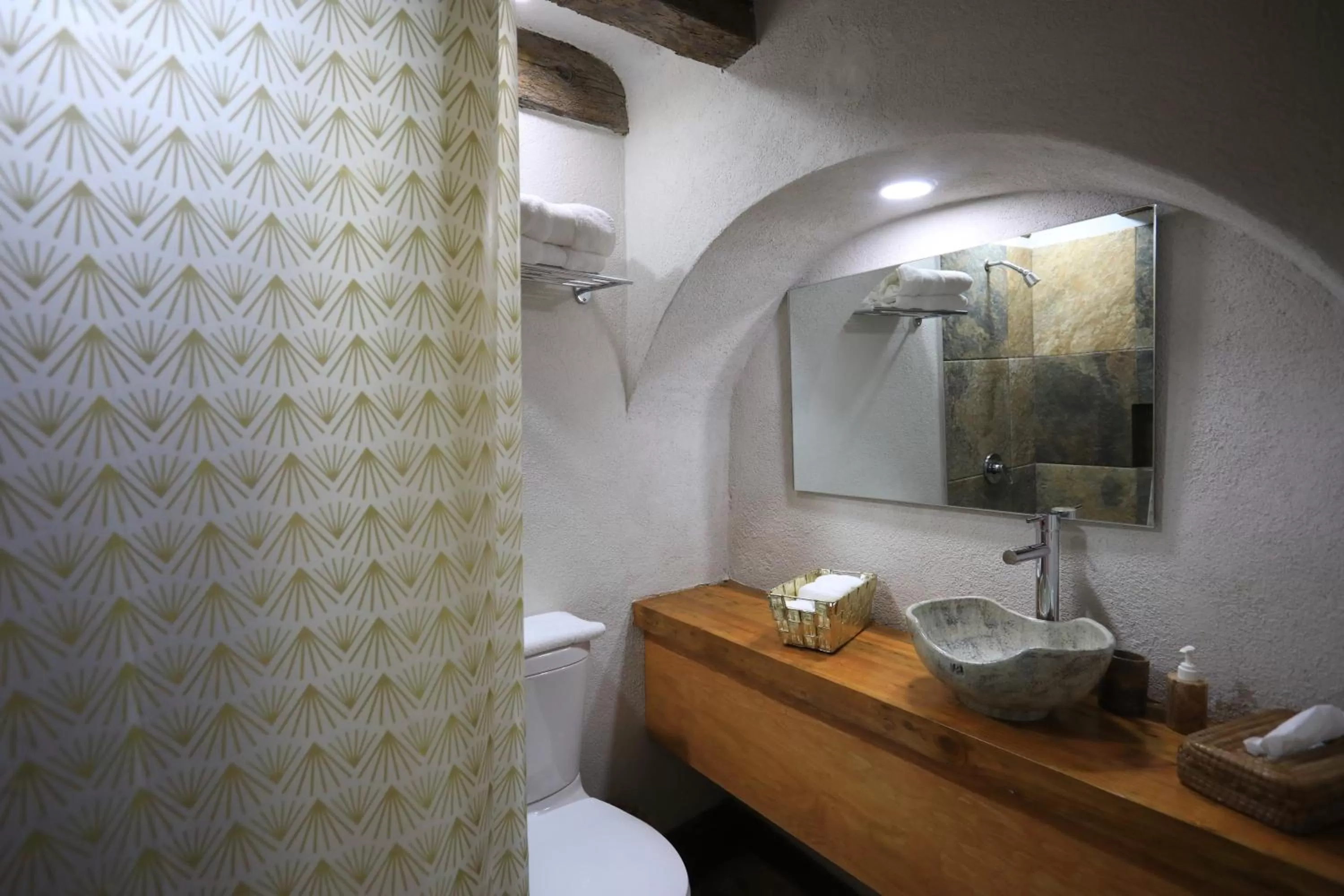 Bathroom in La Dorada Town view