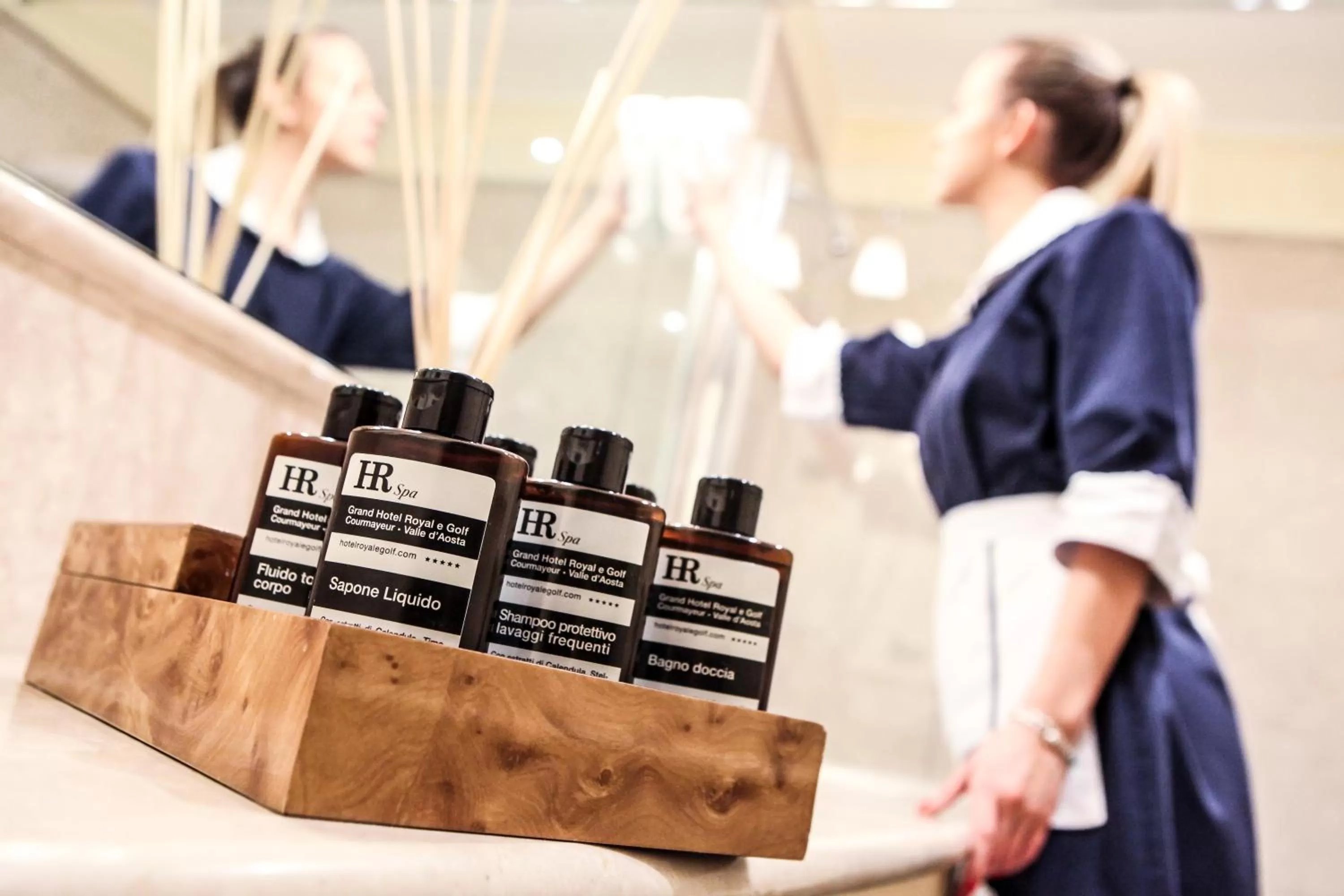 Bathroom in Grand Hotel Royal E Golf