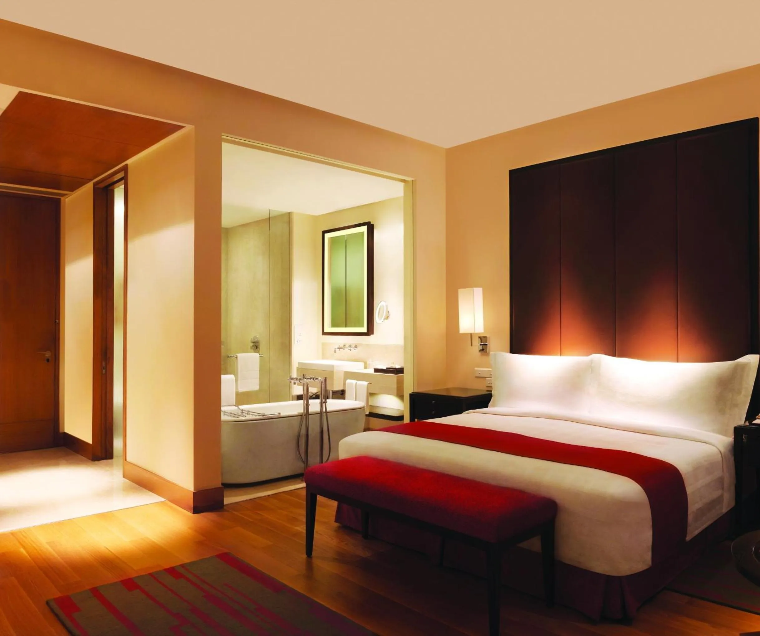 Bed in Trident Hyderabad