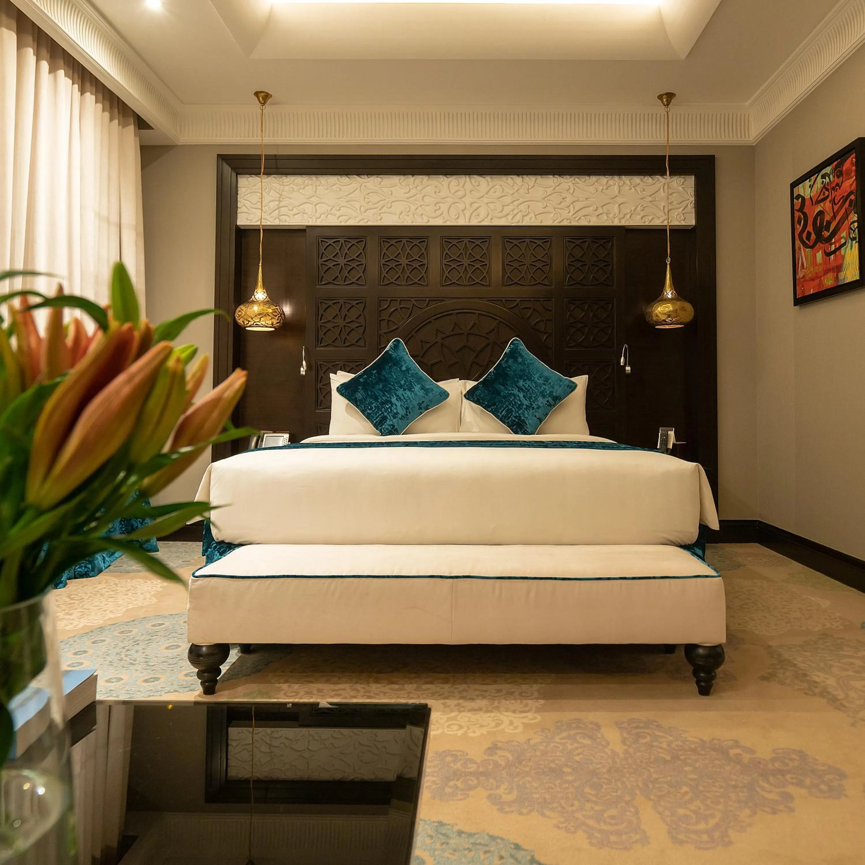 Bed in Al Mashreq Boutique Hotel - Small Luxury Hotels of the World