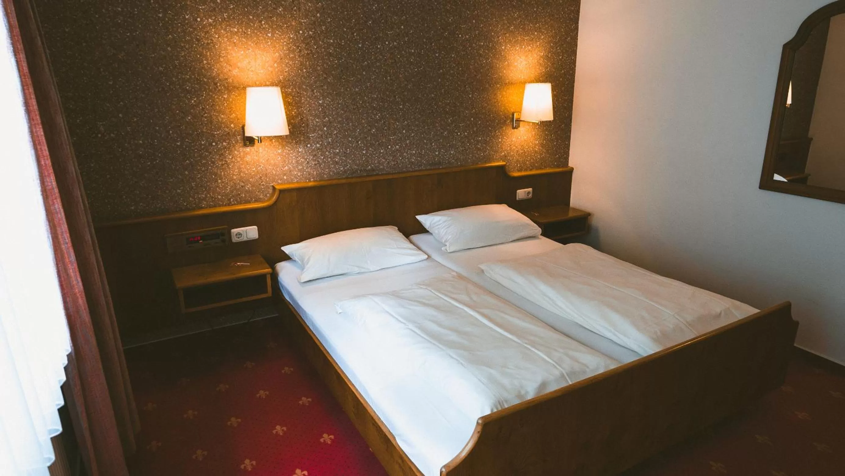 Photo of the whole room, Bed in Hotel Büchner Garni