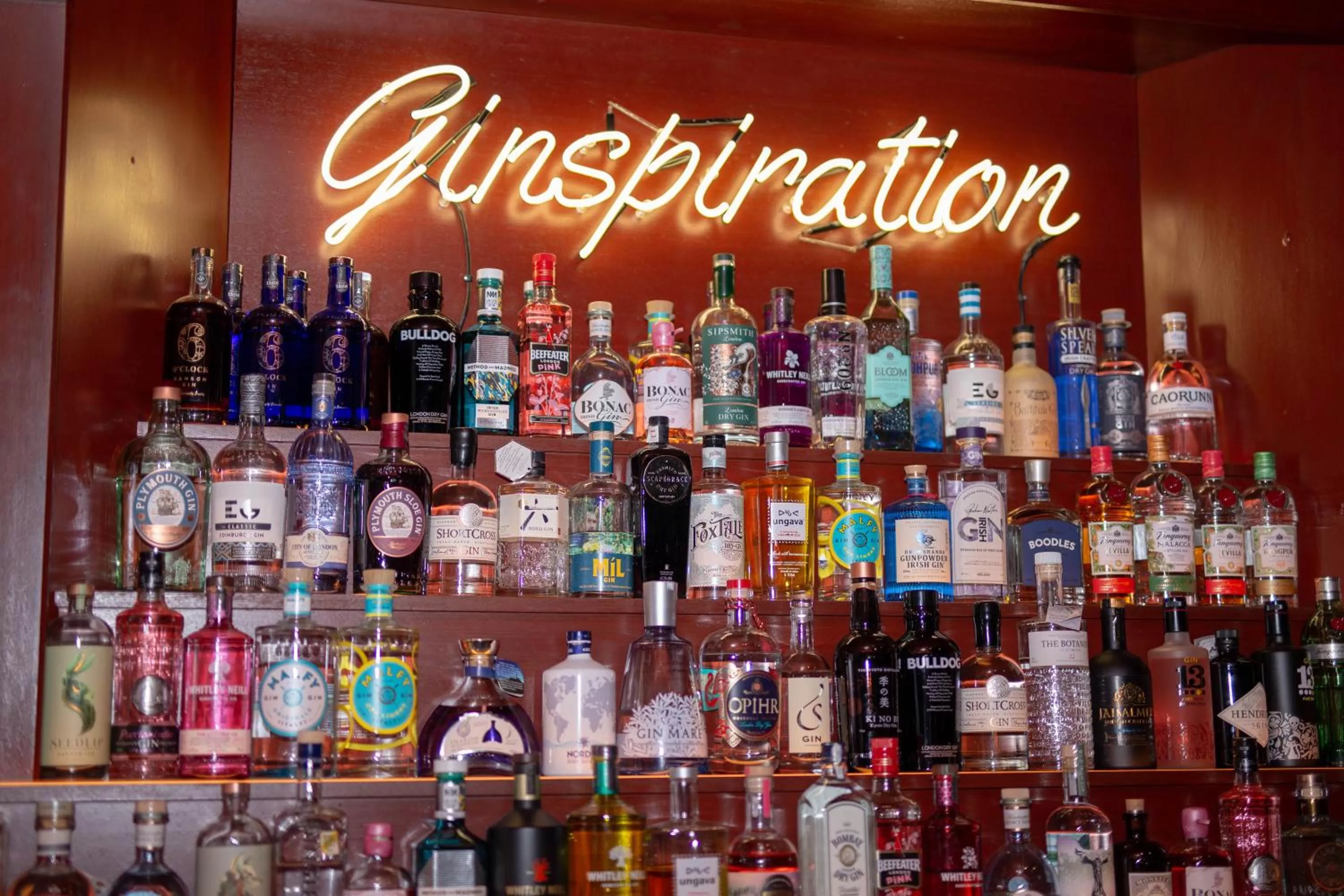 Lounge or bar in The Strand Hotel, the former residence of Oscar Wilde