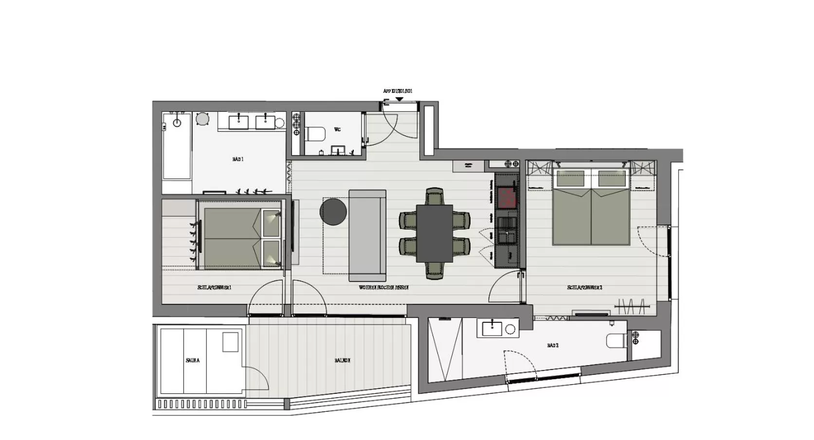 Toilet in das bleibt Alpine Suites