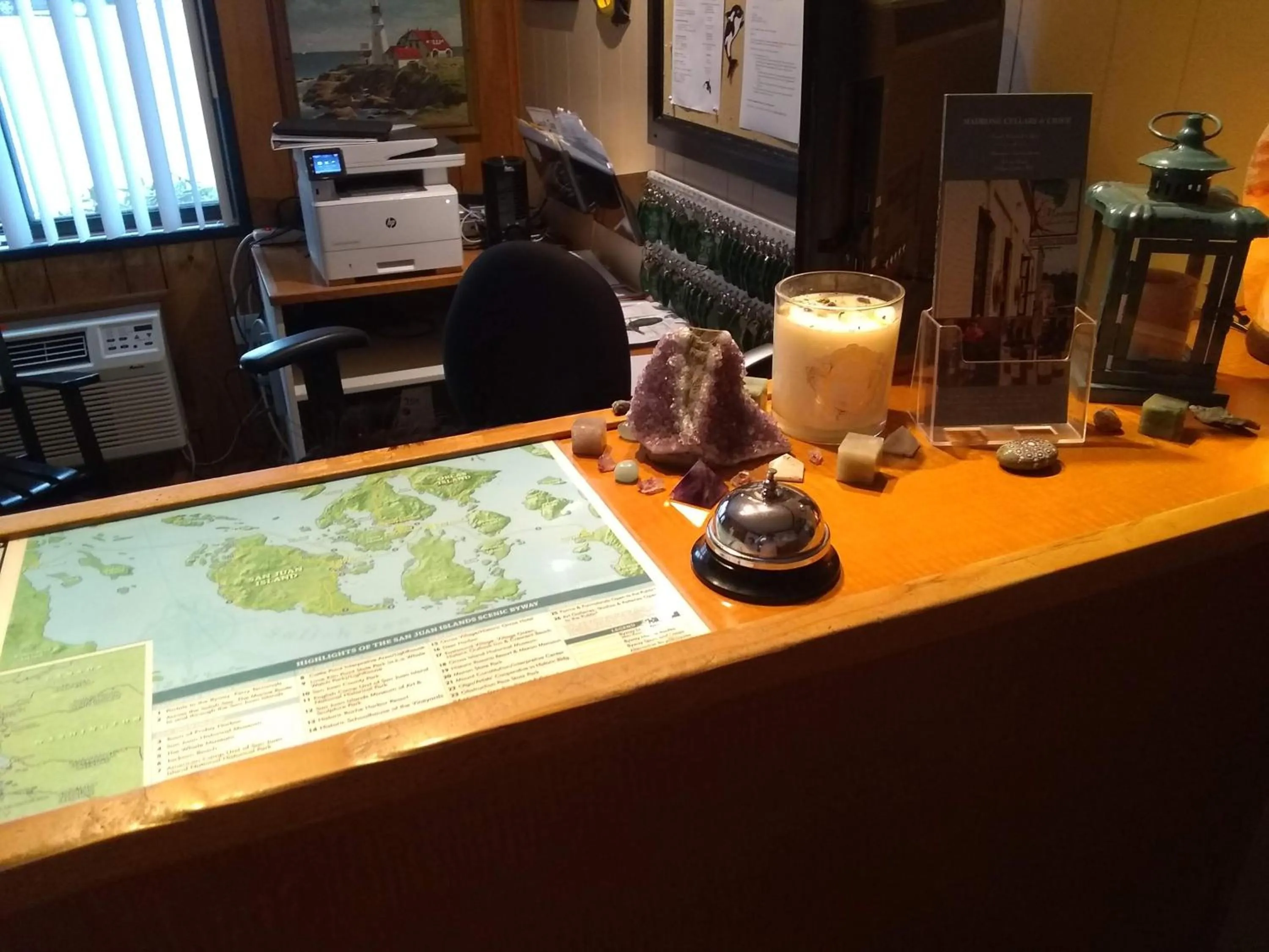 Lobby or reception in The Orca Inn