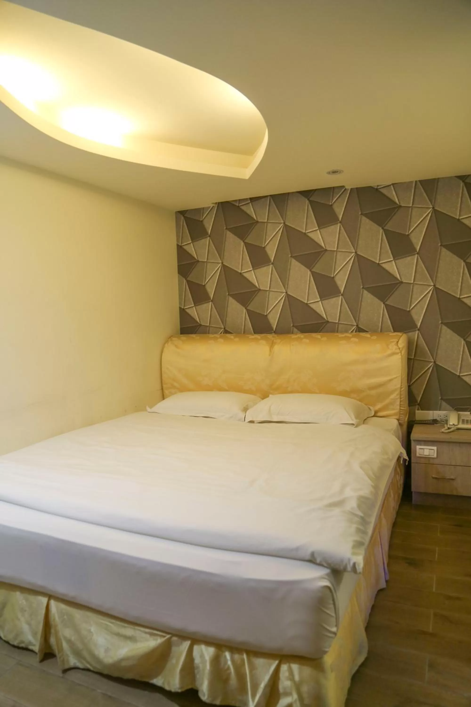 Decorative detail, Bed in 德瑞旅店Direct Hotel