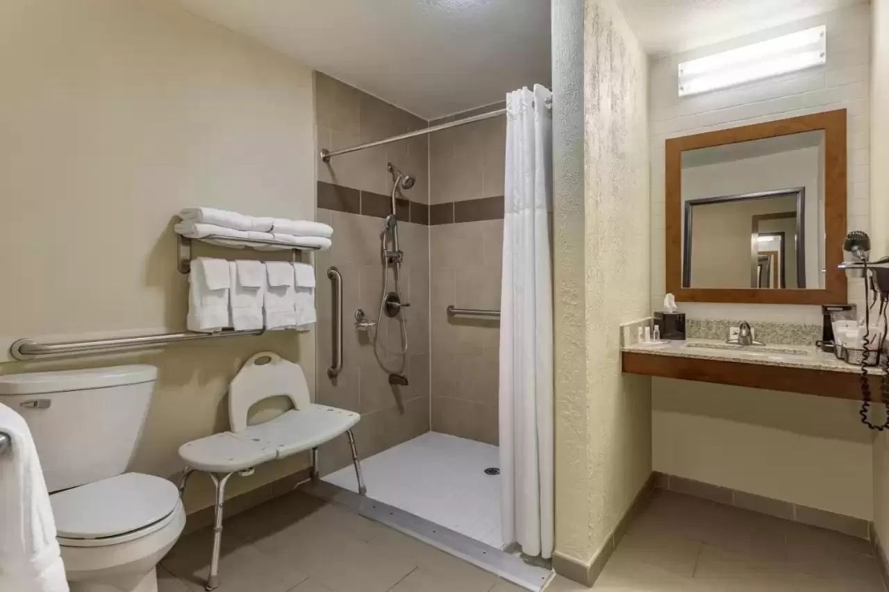 Shower in Comfort Suites Batesville