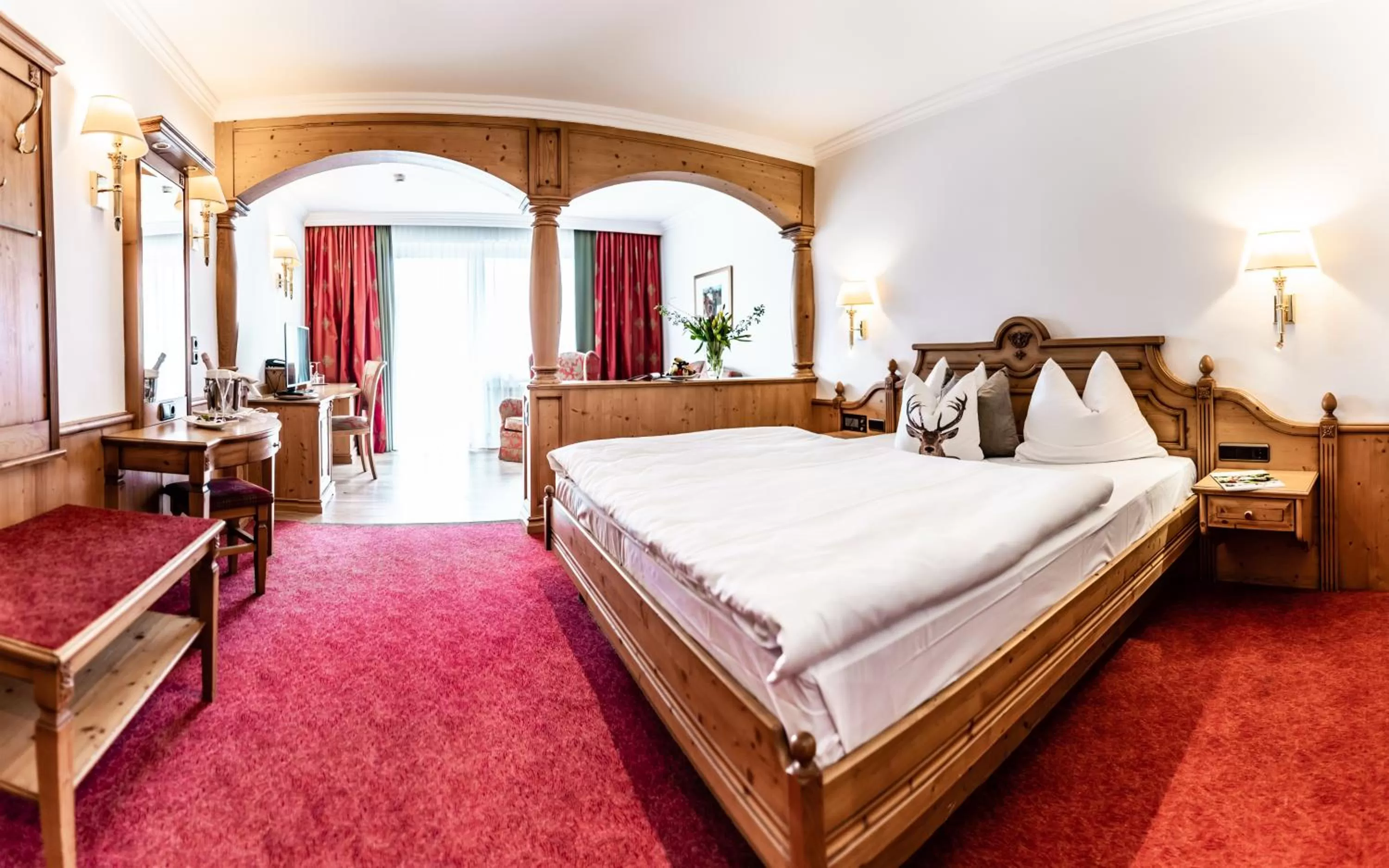 Photo of the whole room, Bed in Hotel Hubertushof