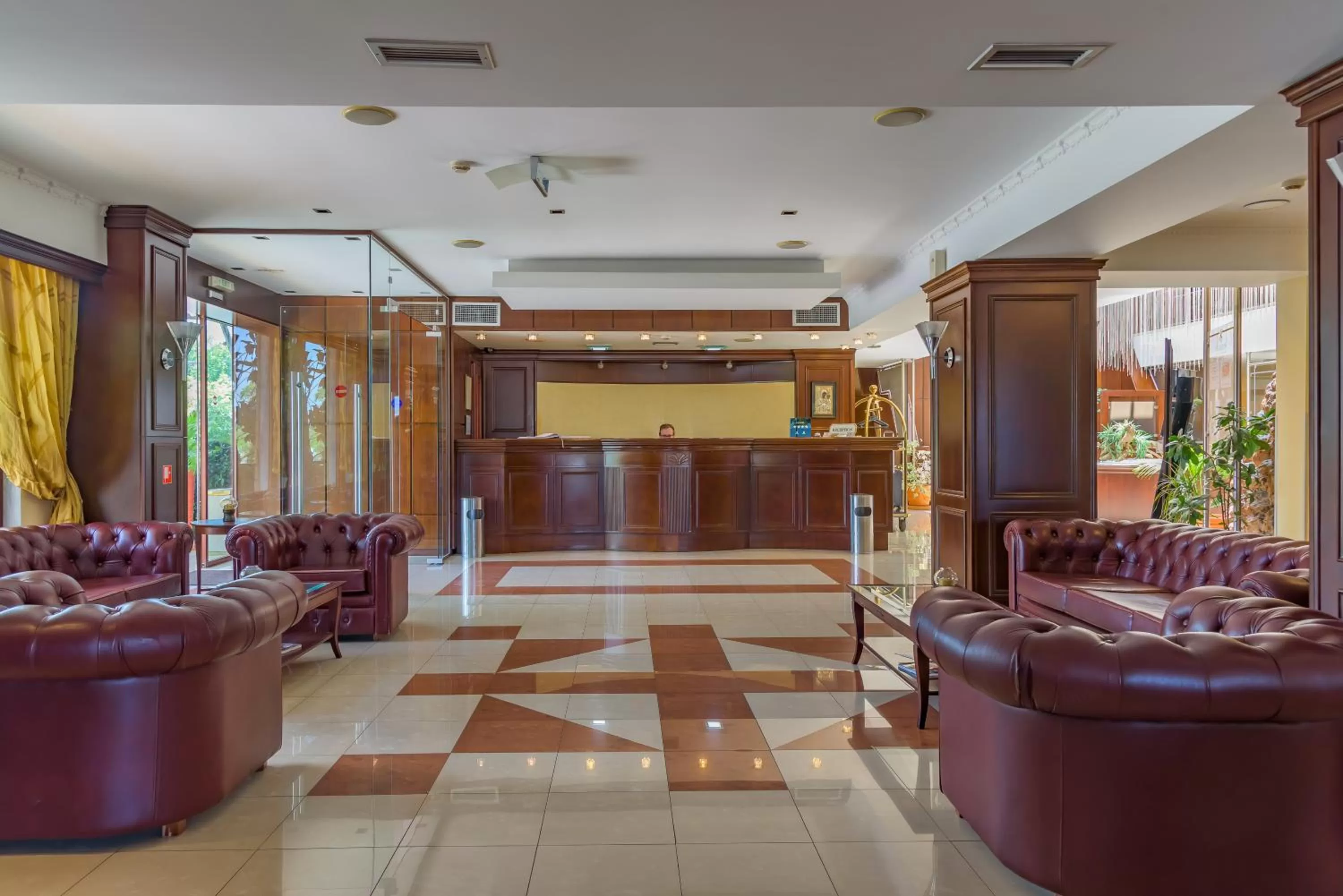 Lobby or reception in Avalon Airport Hotel Thessaloniki