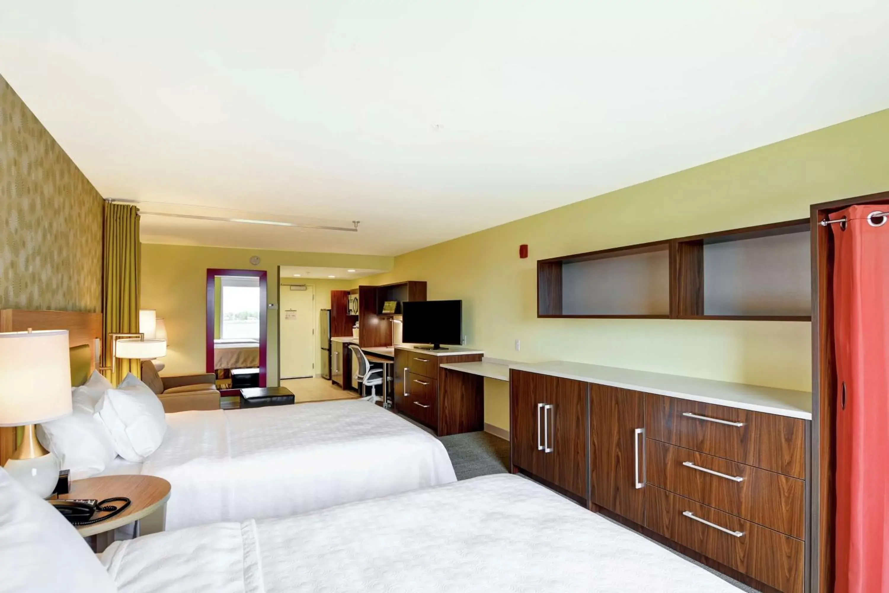 Queen Studio with Two Queen Beds and Mountain View - Non-Smoking in Home2 Suites By Hilton Helena Queen Studio with Two Queen Beds and Mountain View - Non-Smoking in Home2 Suites By Hilton Helena