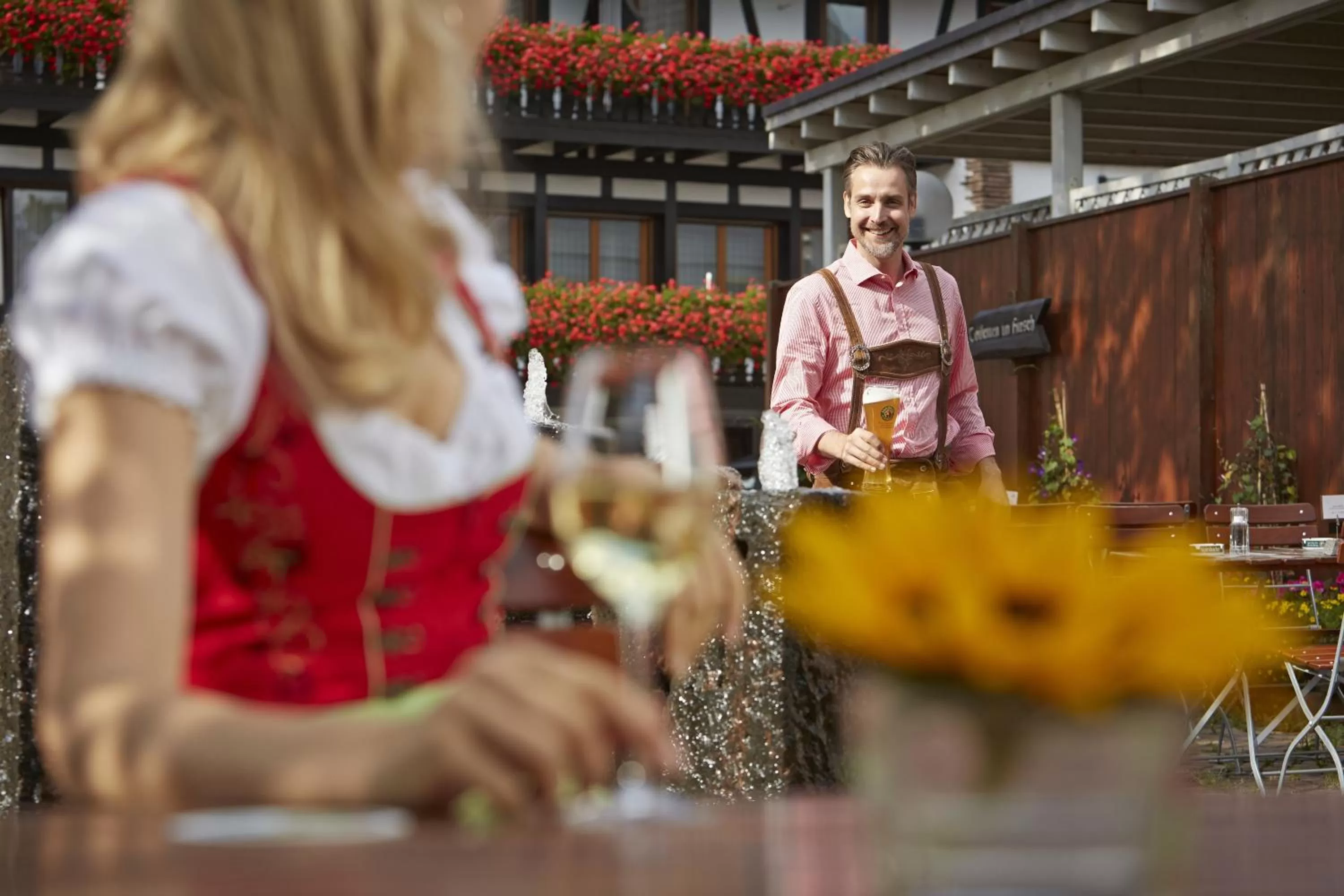 Garden in Landgasthof Hotel Hirsch