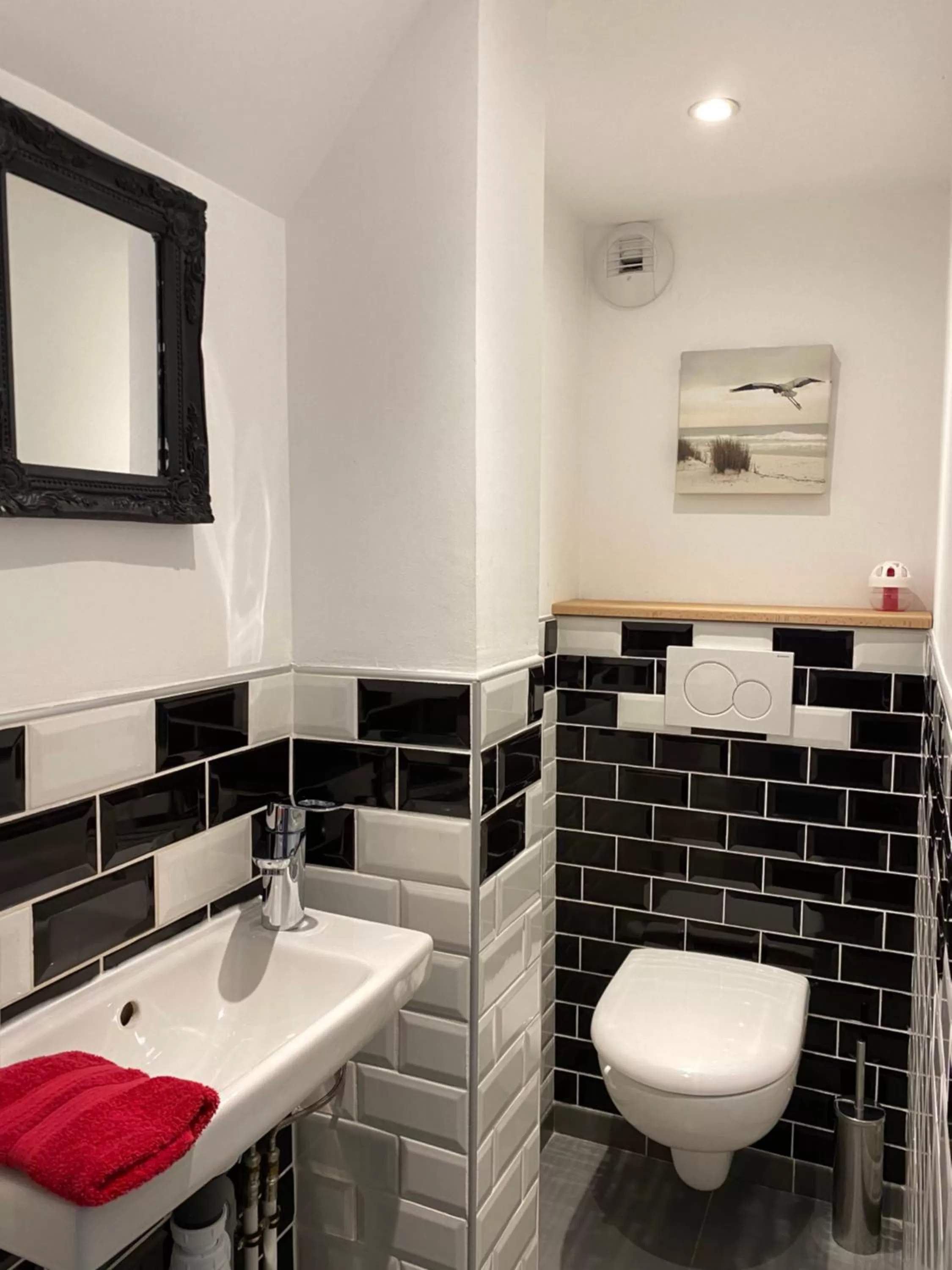 Toilet in Chambres d'Hôtes Au coin du spa