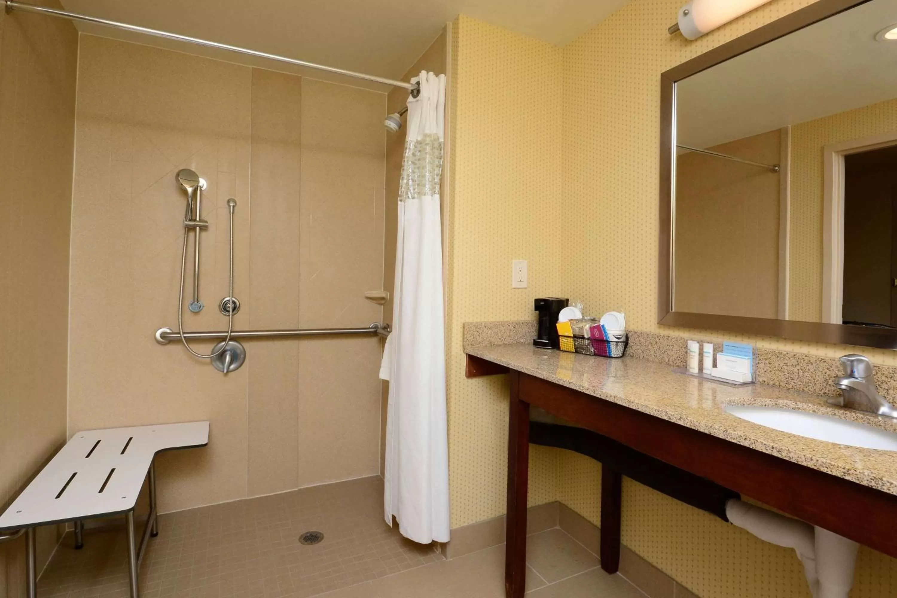 Bathroom in Hampton Inn Raleigh Capital Blvd North
