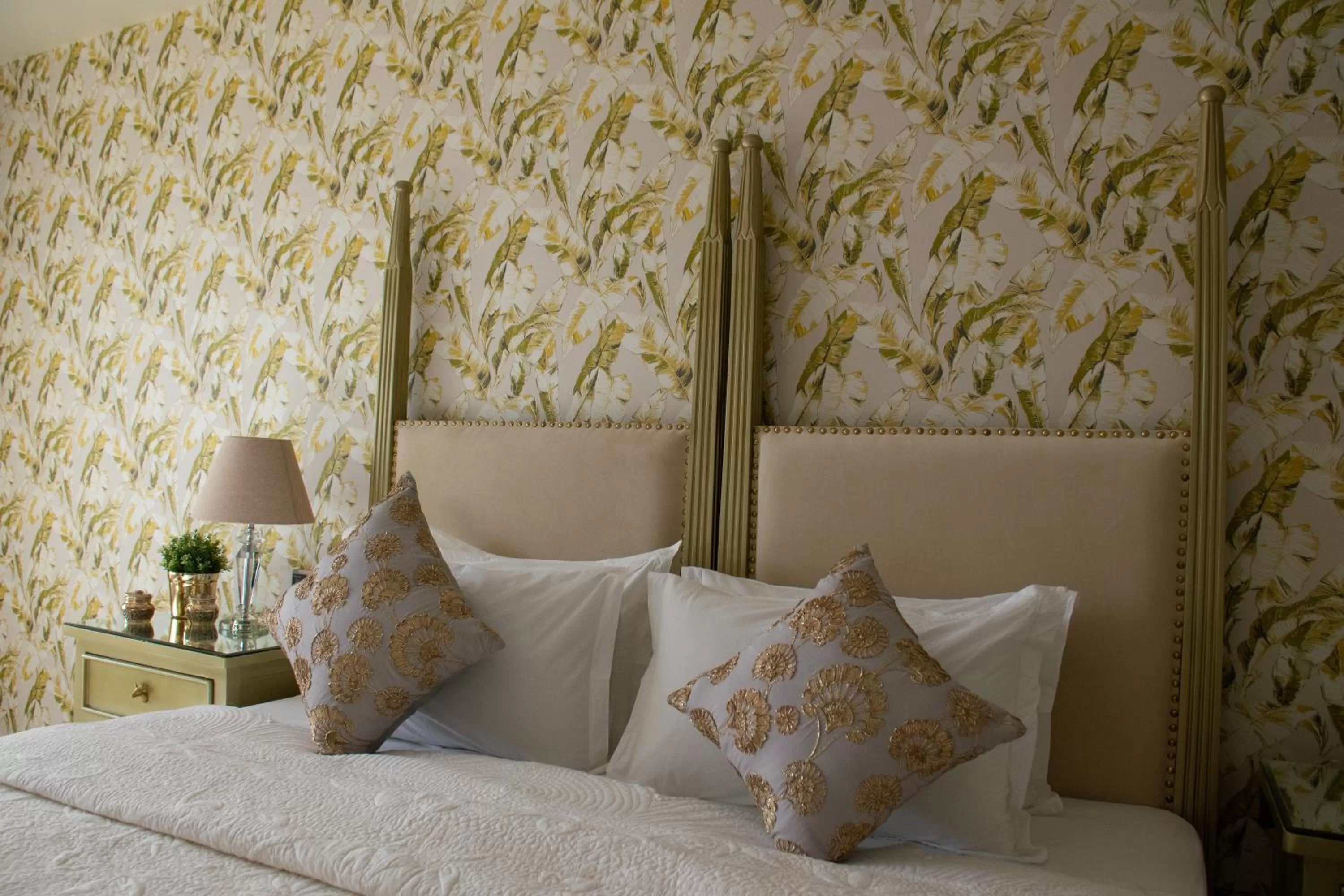 Bed in Dileep Kothi - A Royal Boutique Luxury Suites in Jaipur