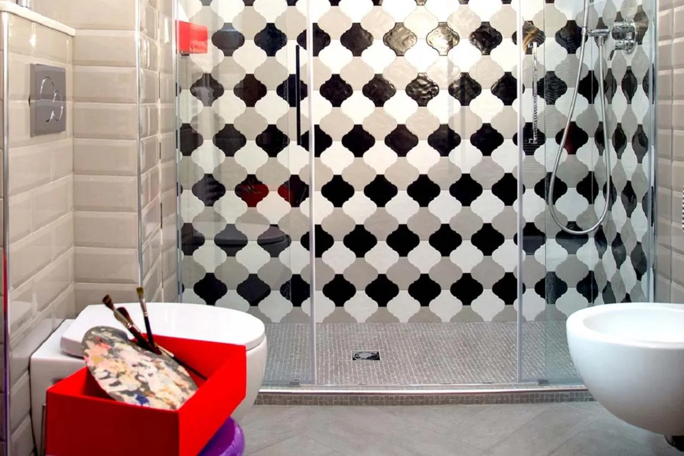 Bathroom in Hotel Bologna