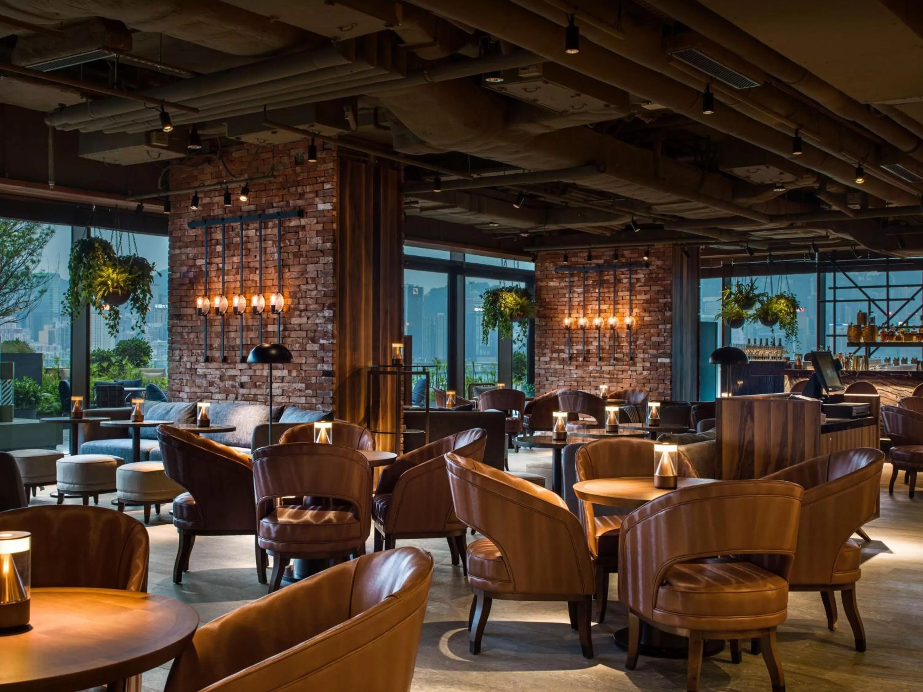 Lounge or bar in Kerry Hotel Hong Kong by Shangri-la