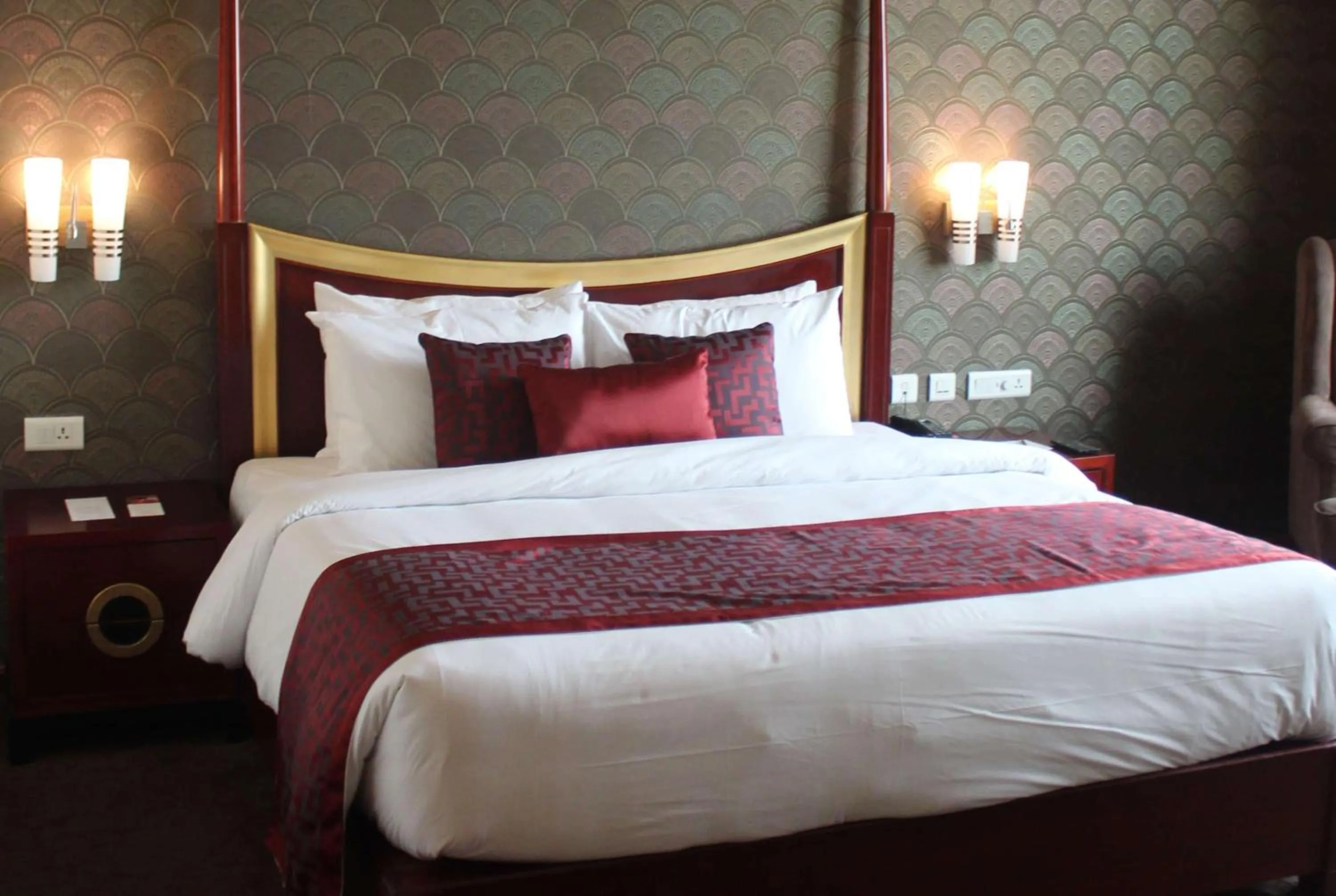 Photo of the whole room, Bed in Ramada by Wyndham Jaipur Jaisinghpura