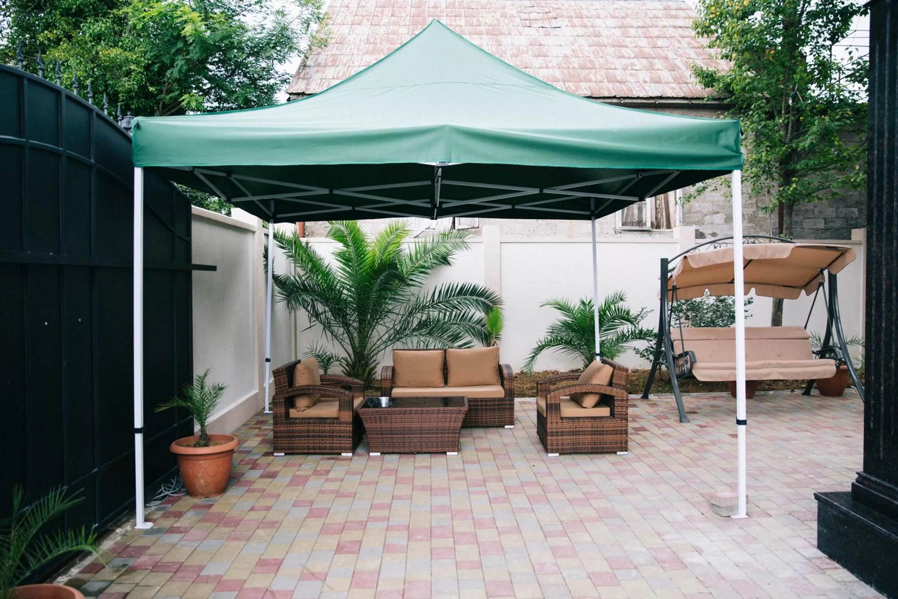 Seating area in Hotel Maria