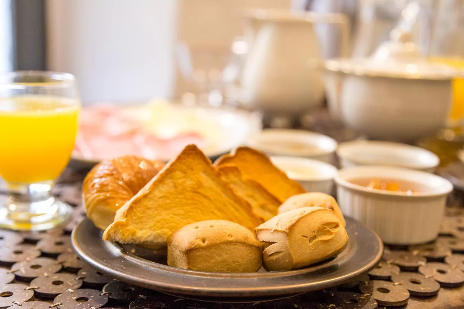 Continental breakfast in Virreinato Hotel Boutique