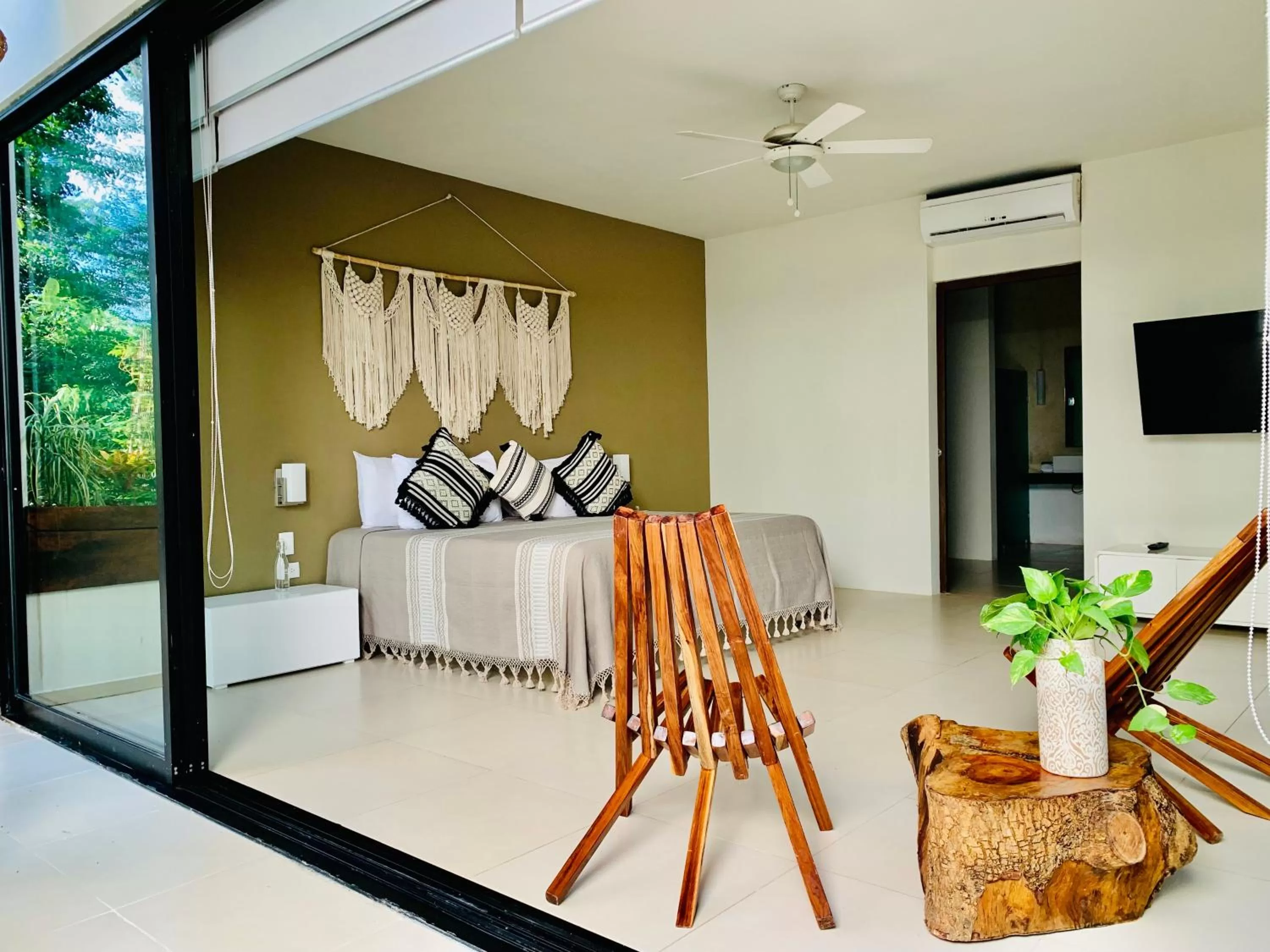 Bedroom in Orchid House Tulum Jungle