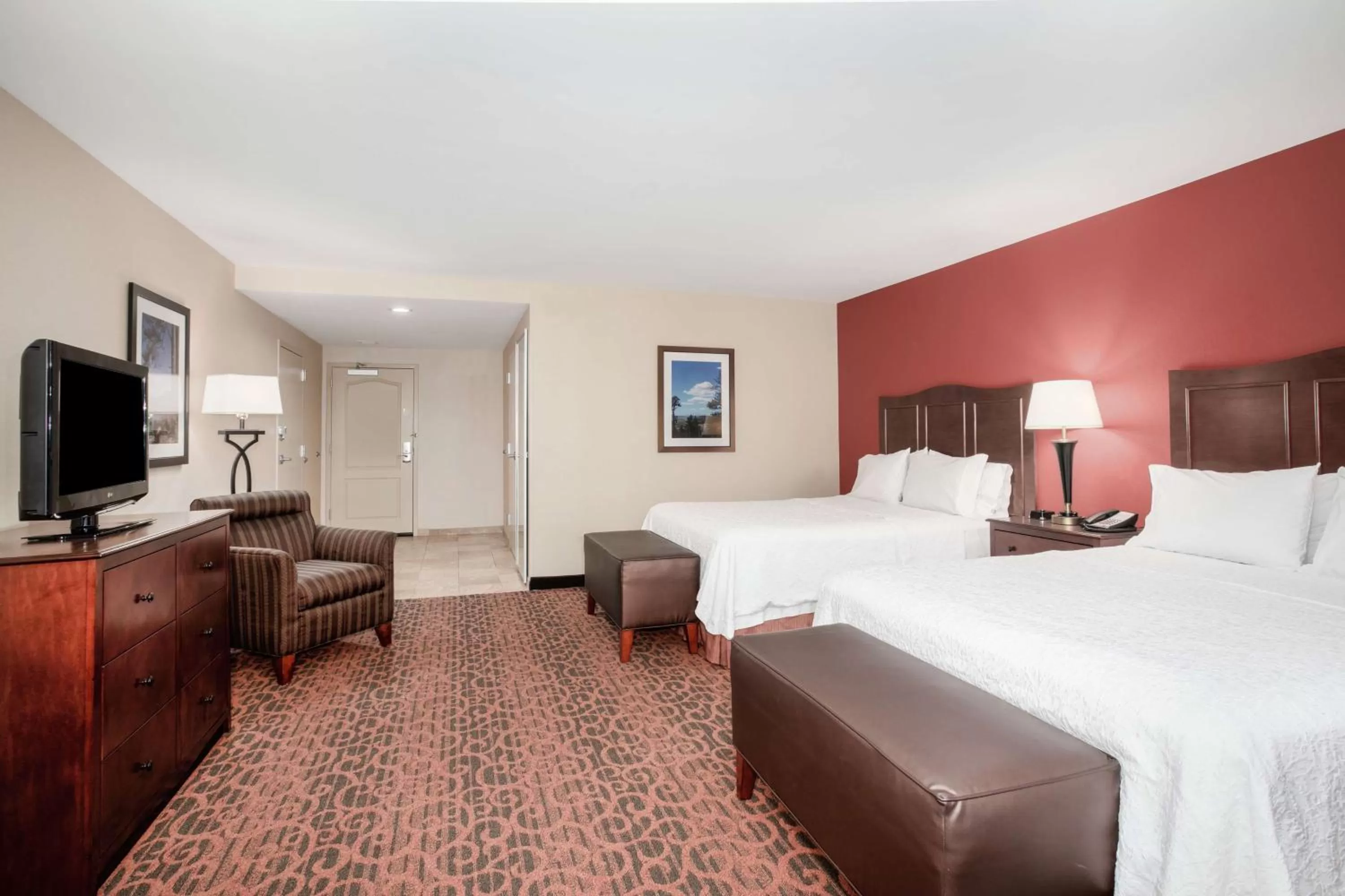 Bedroom, Bed in Hampton Inn and Suites Denver/South-RidgeGate