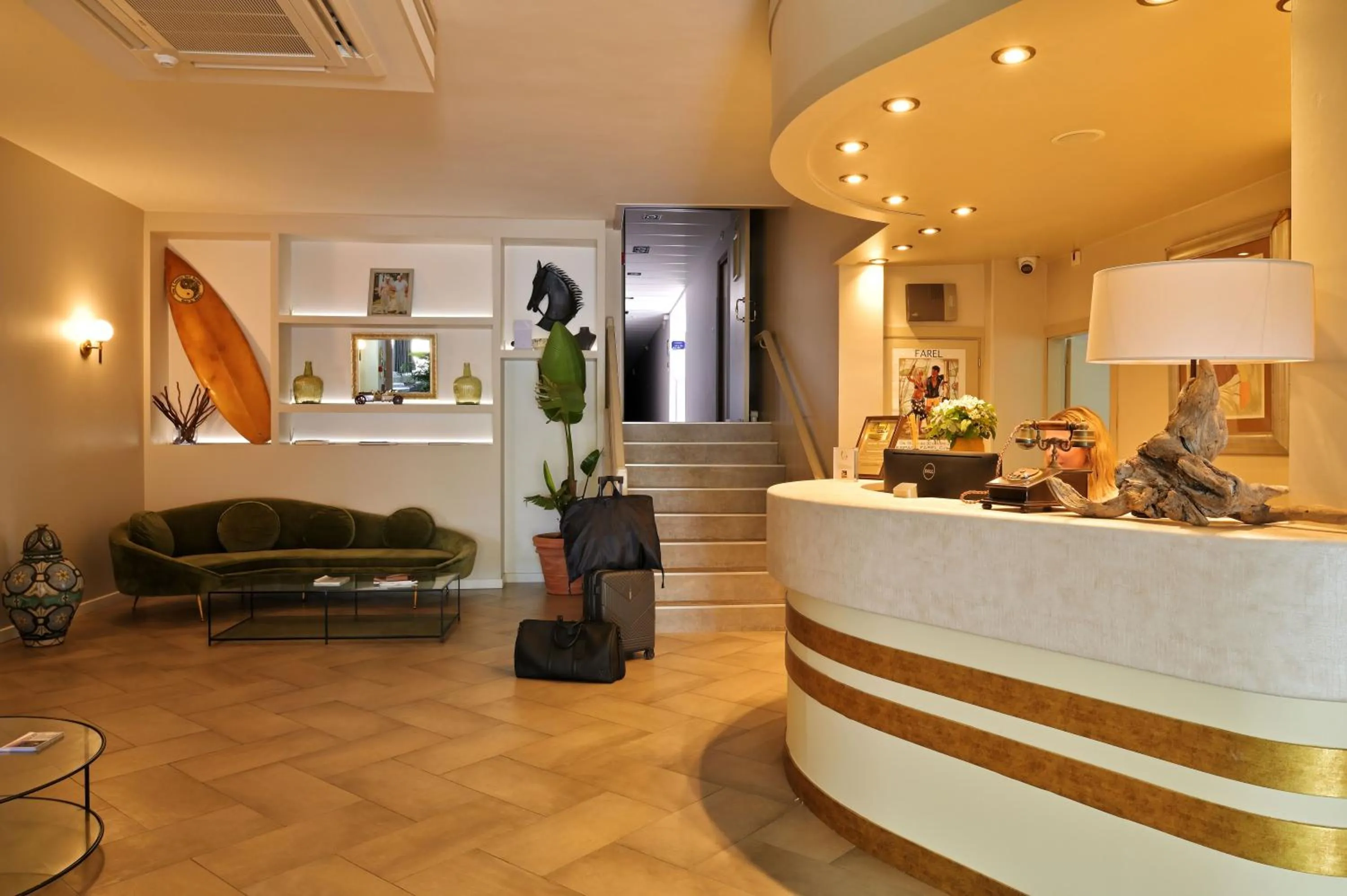 Lobby or reception in Hôtel Restaurant Dolce Vita