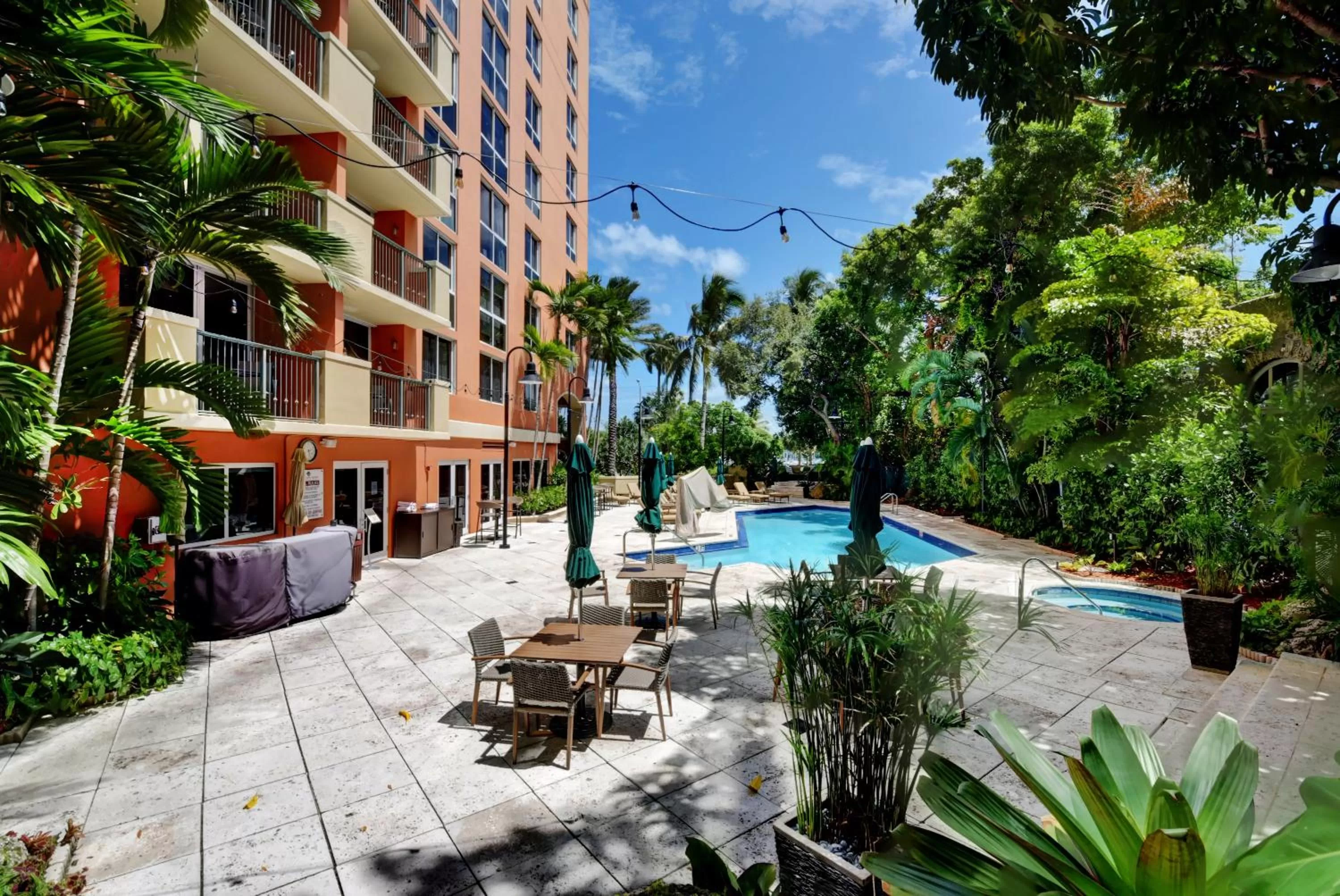Swimming pool in The Mutiny Luxury Suites Hotel