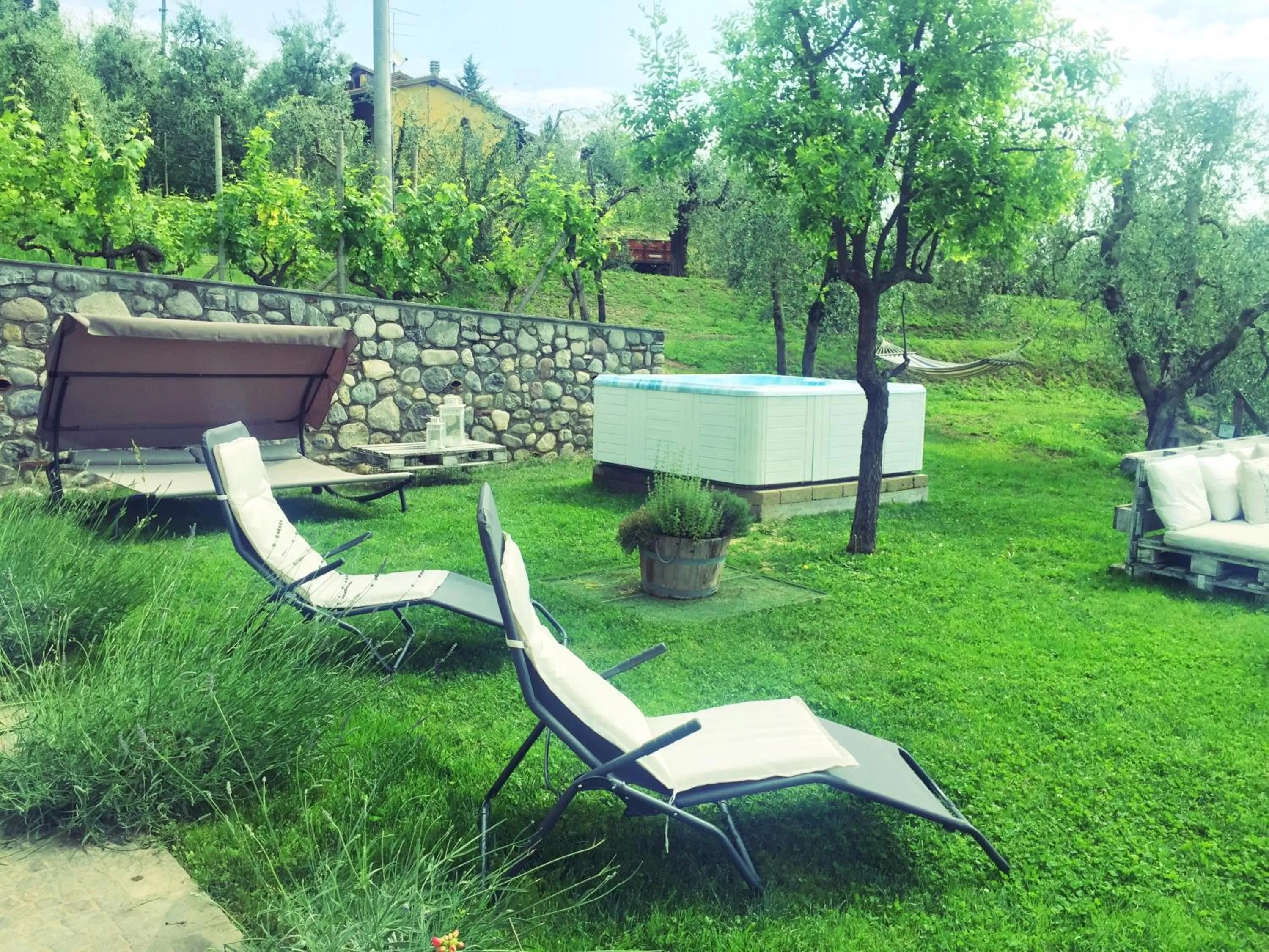 Garden in B&B Sovenigo