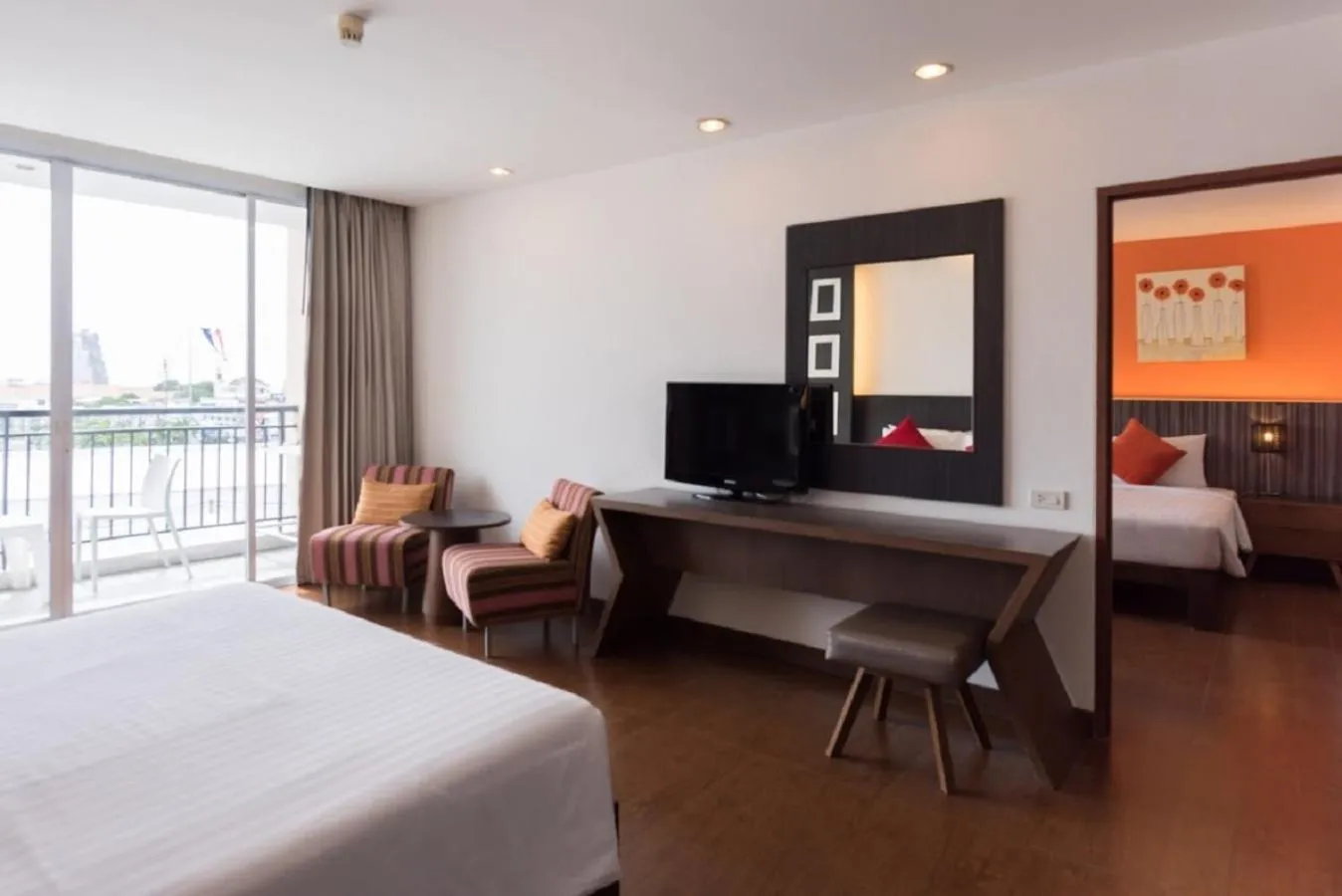 Bed in Hotel J Pattaya