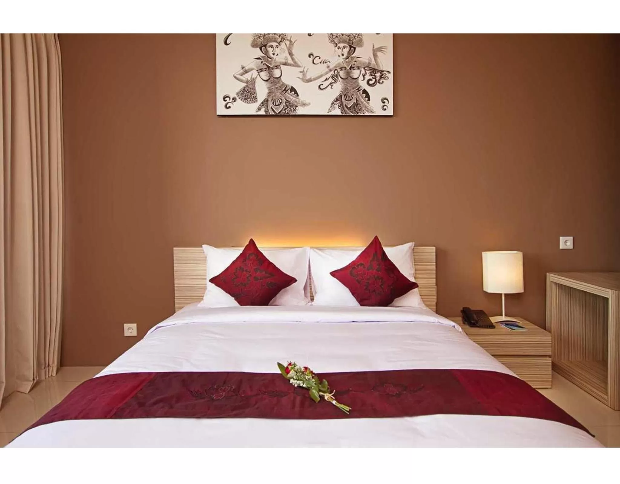 Bed in ABISHA Resort Jimbaran