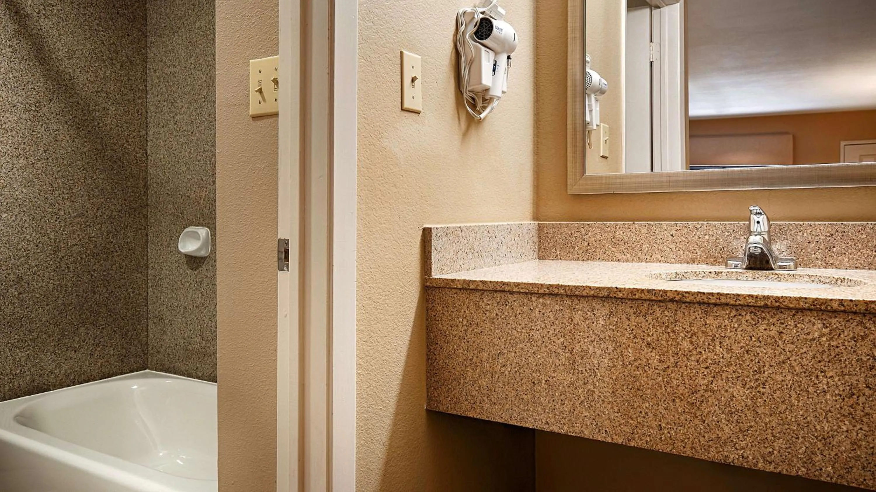 Queen Room with Two Queen Beds and Sofa Bed - Non Smoking in Best Western Cedar Inn