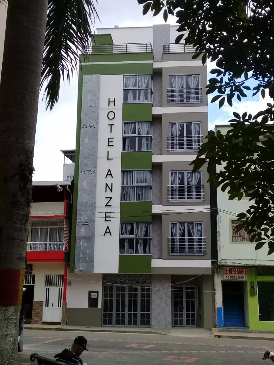 Facade/entrance in Hotel Anzea