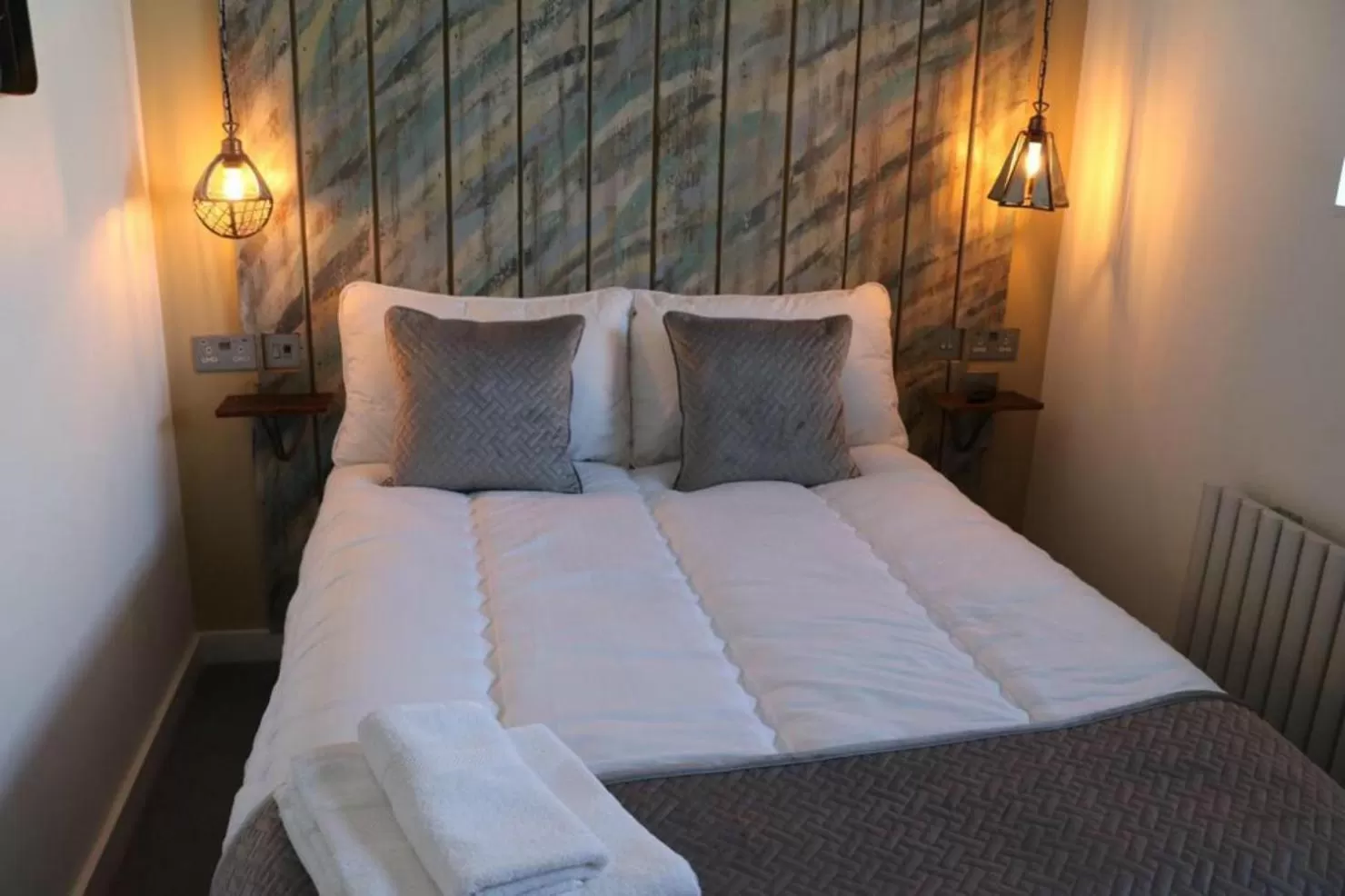 Bed in The Cherry Tree Hotel