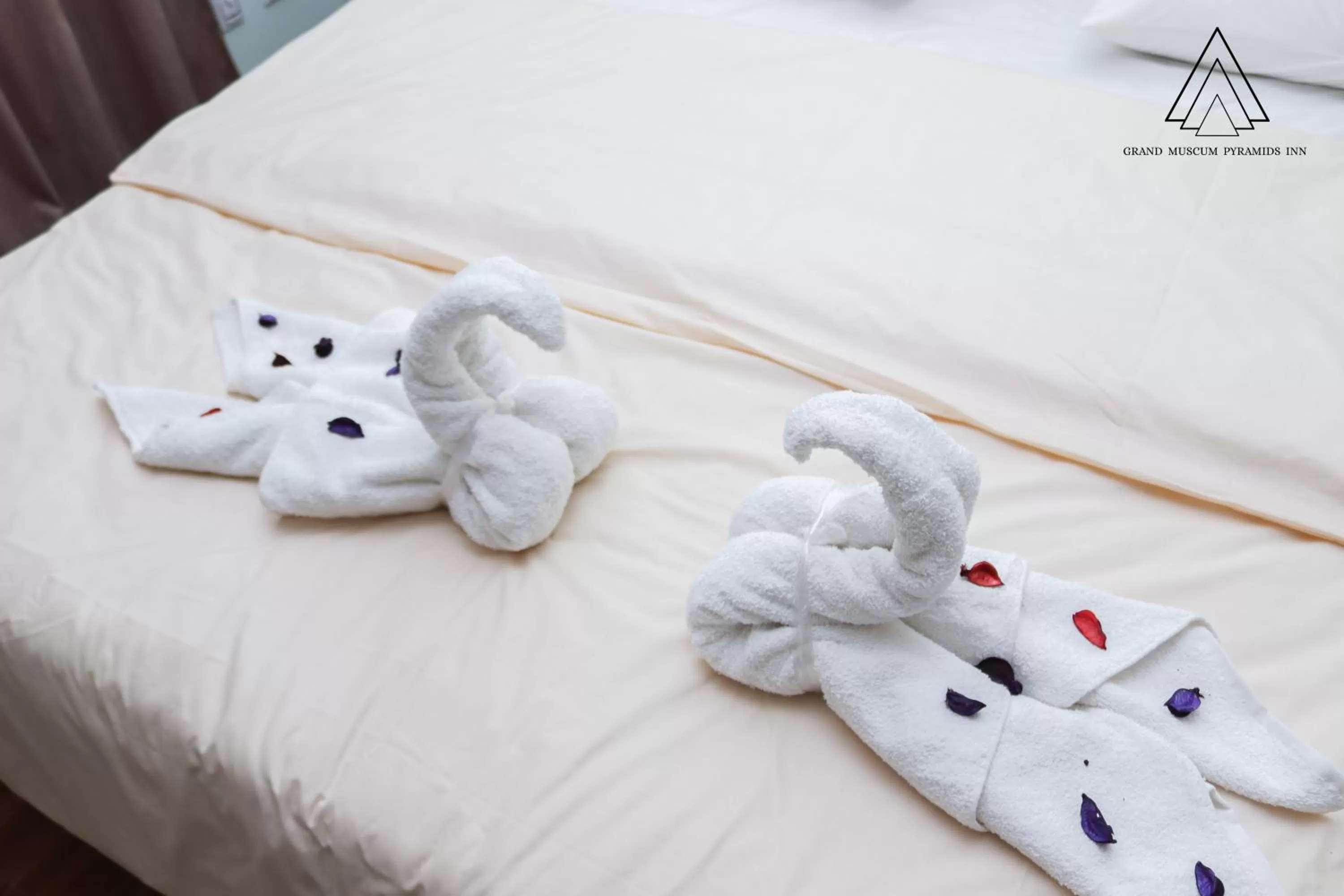 Bed in Grand Museum Pyramids Inn