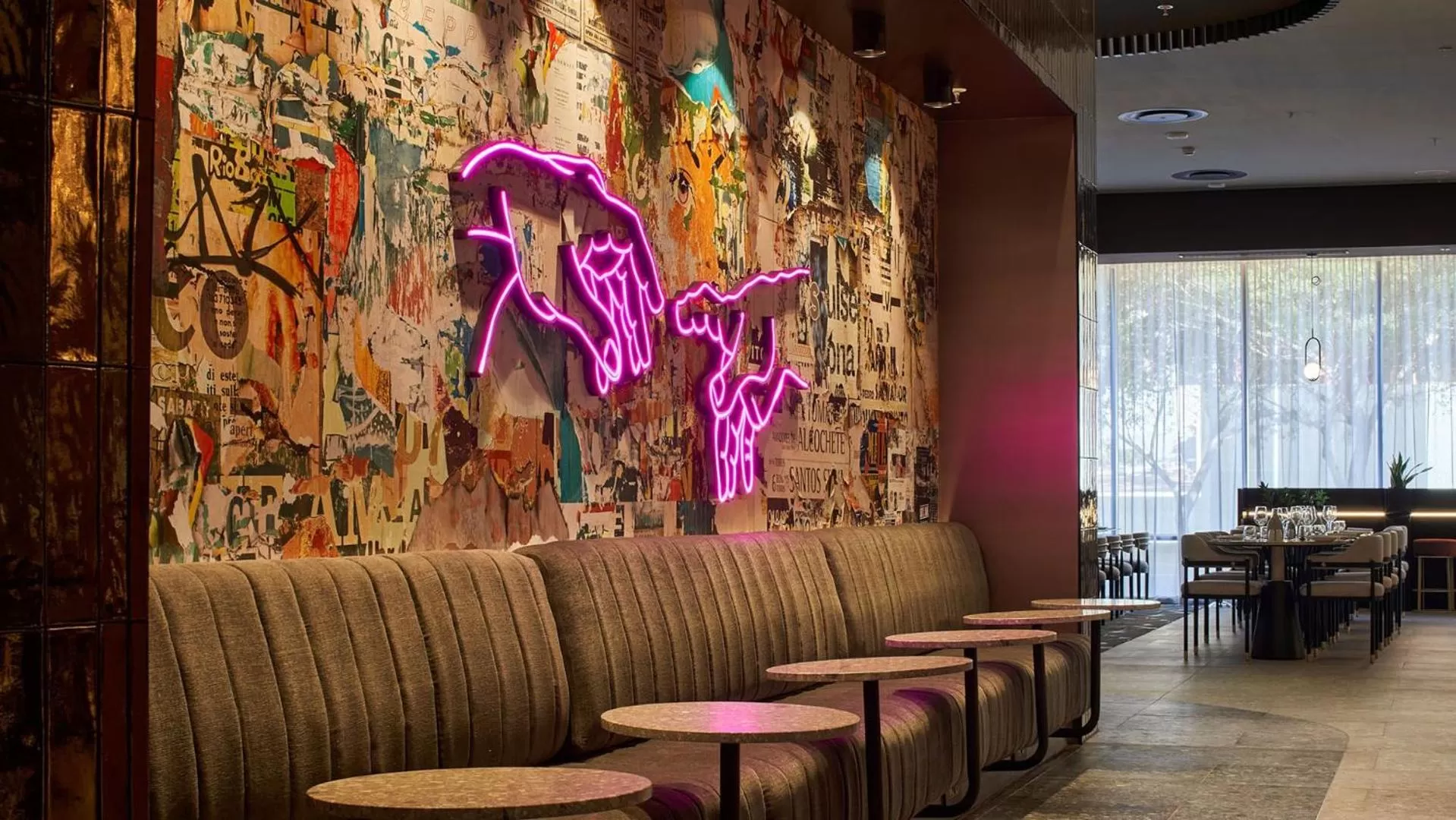 Lounge or bar in The Rockefeller Hotel by NEWMARK